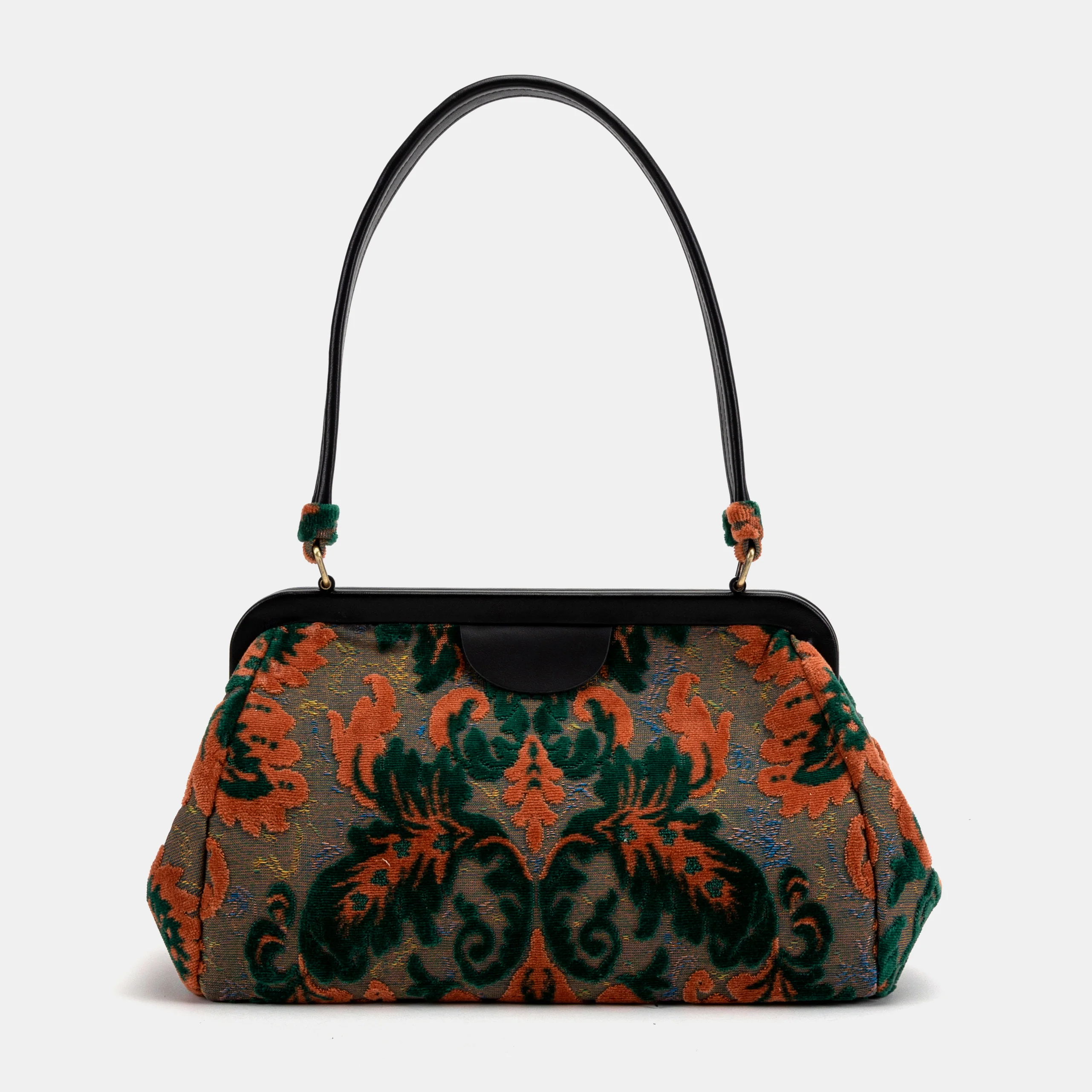 Burnout Velvet Revival Jade Shoulder Bag - Image 5