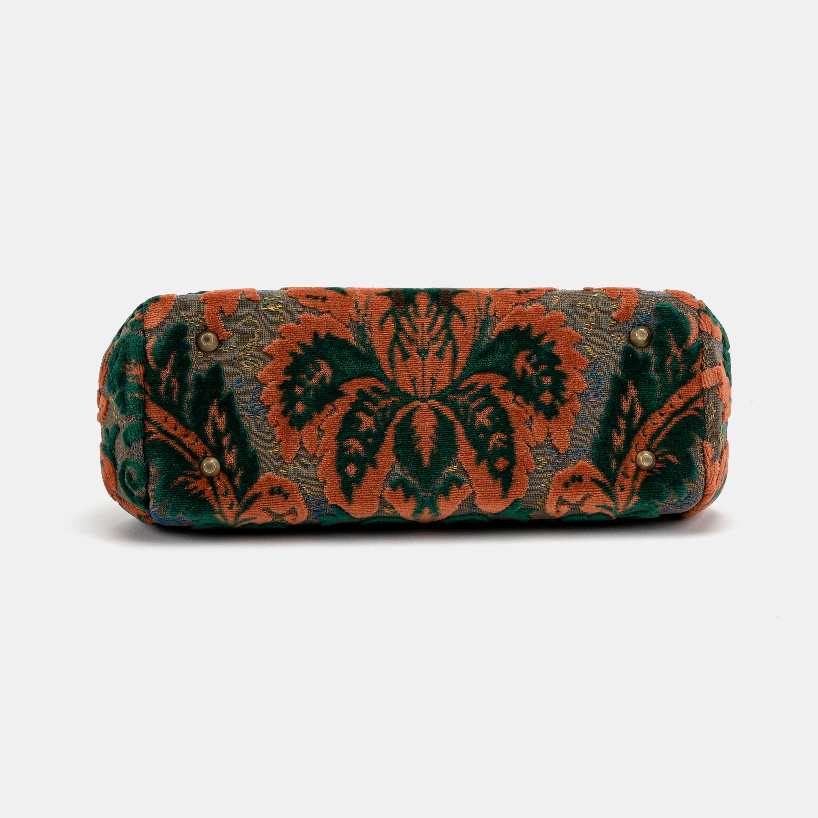 Burnout Velvet Revival Jade Top Handle Purse - Image 5