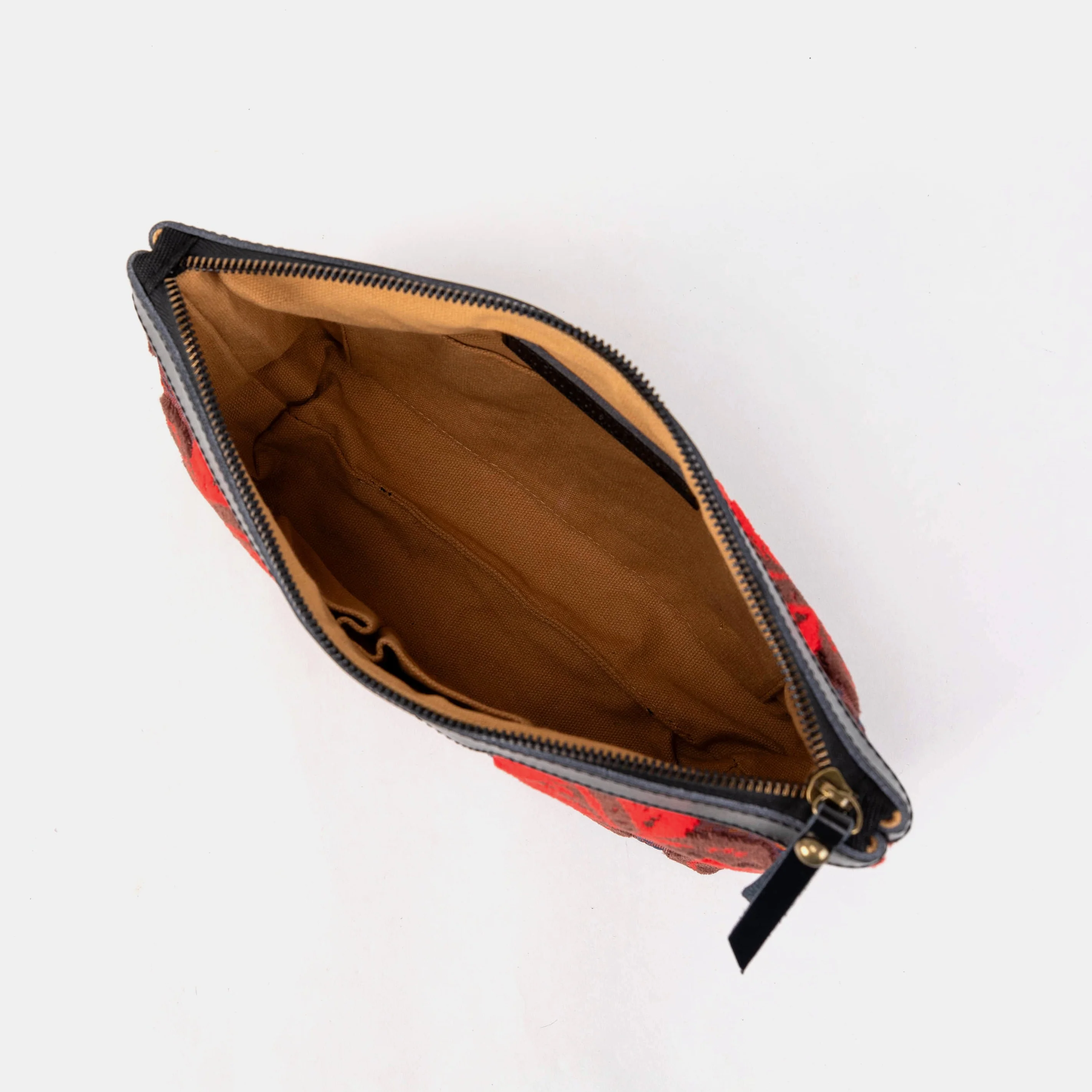 Burnout Velvet Revival Scarlet Carpet Makeup Bag - Image 7