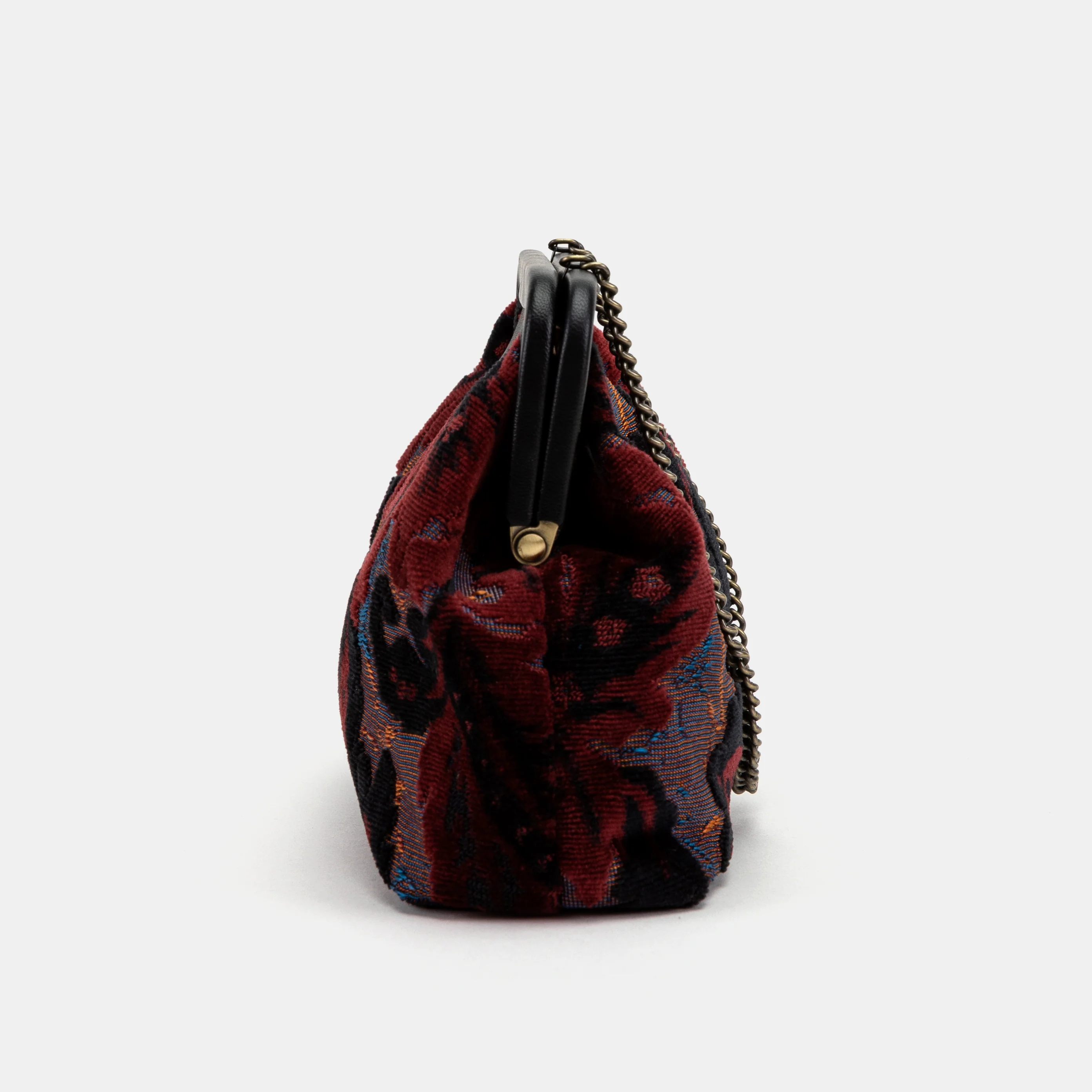 Burnout Velvet Revival Sephia Alma Clutch - Image 6