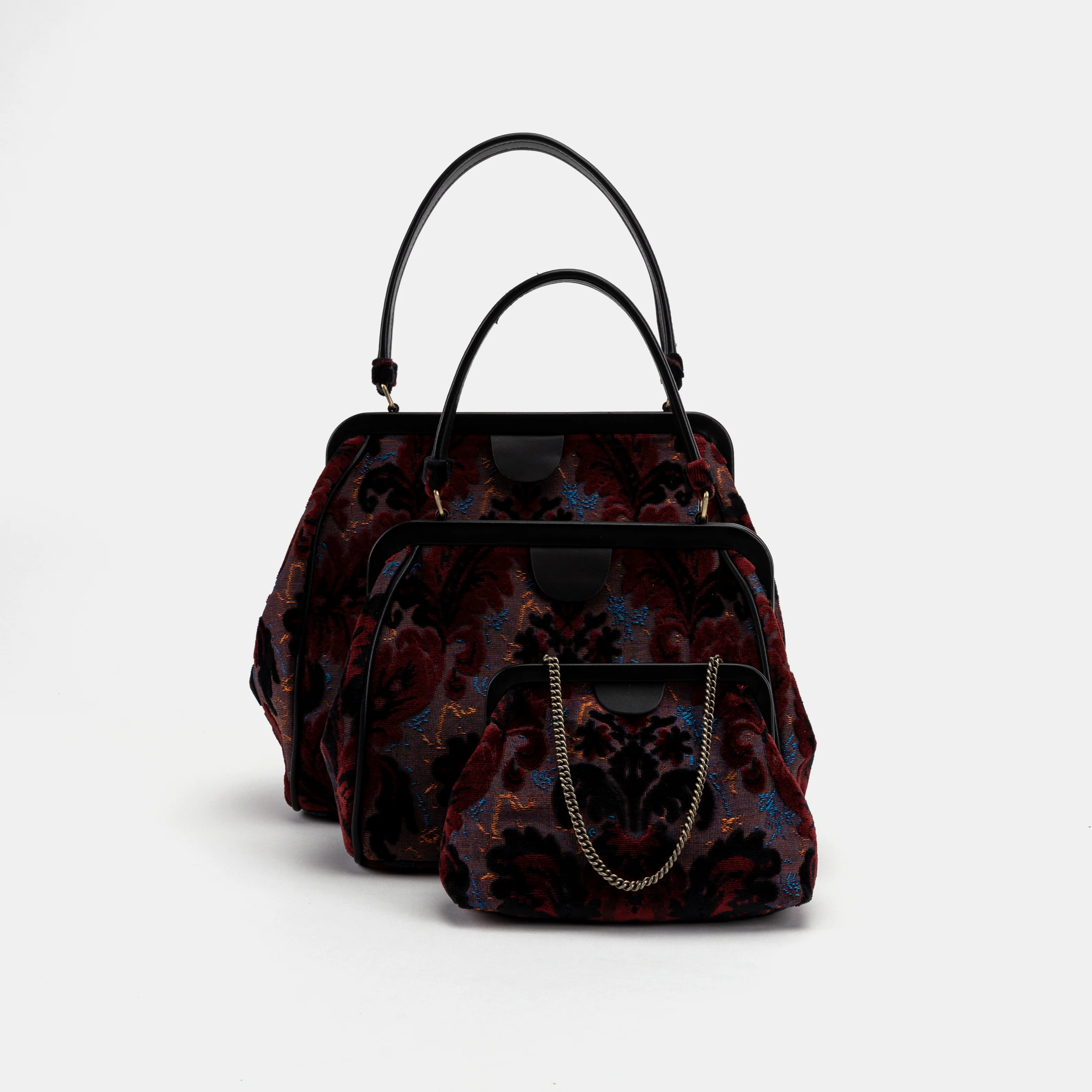 Burnout Velvet Revival Sephia Alma Satchel - Image 7