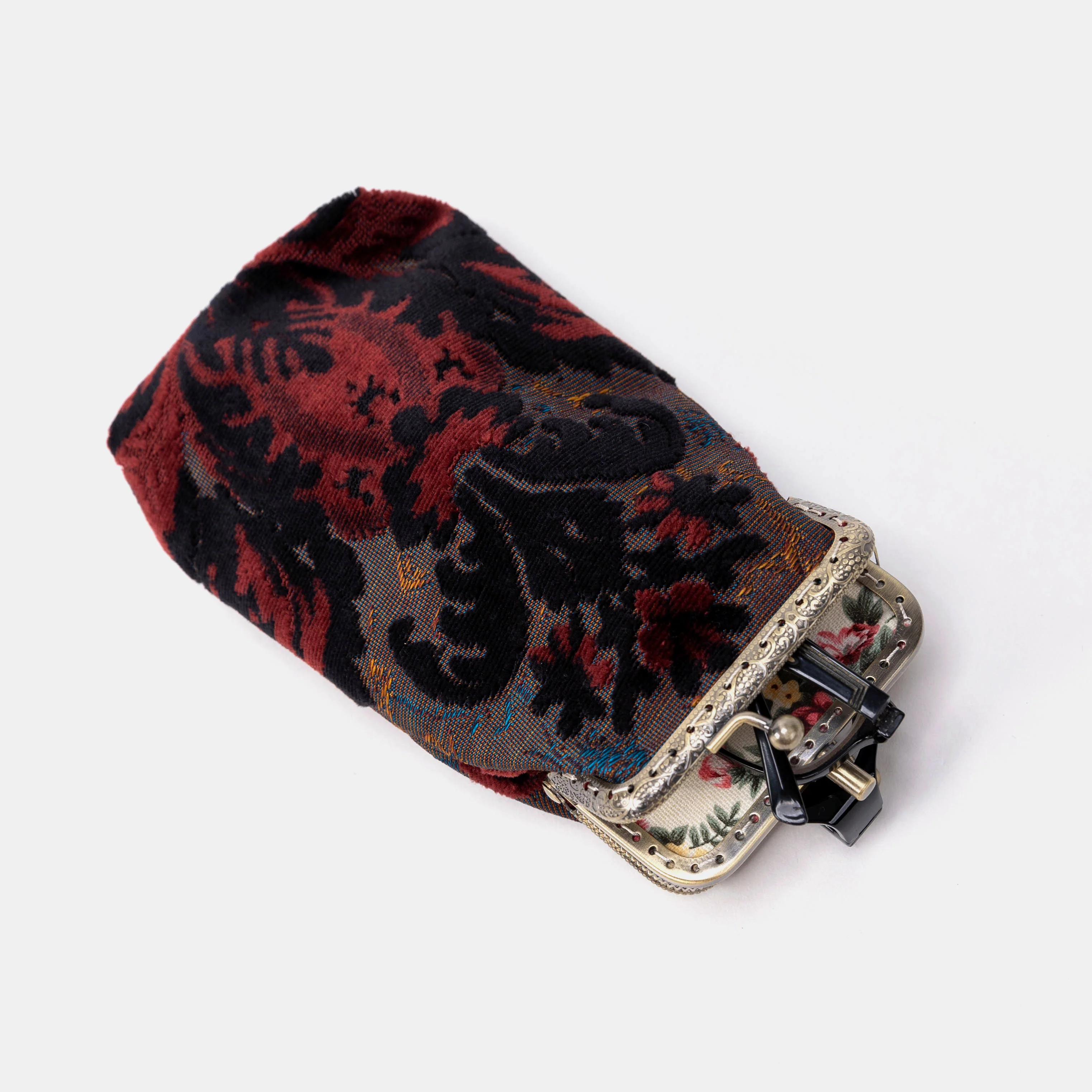 Burnout Velvet Revival Sephia Carpet Eyeglasses Case - Image 5