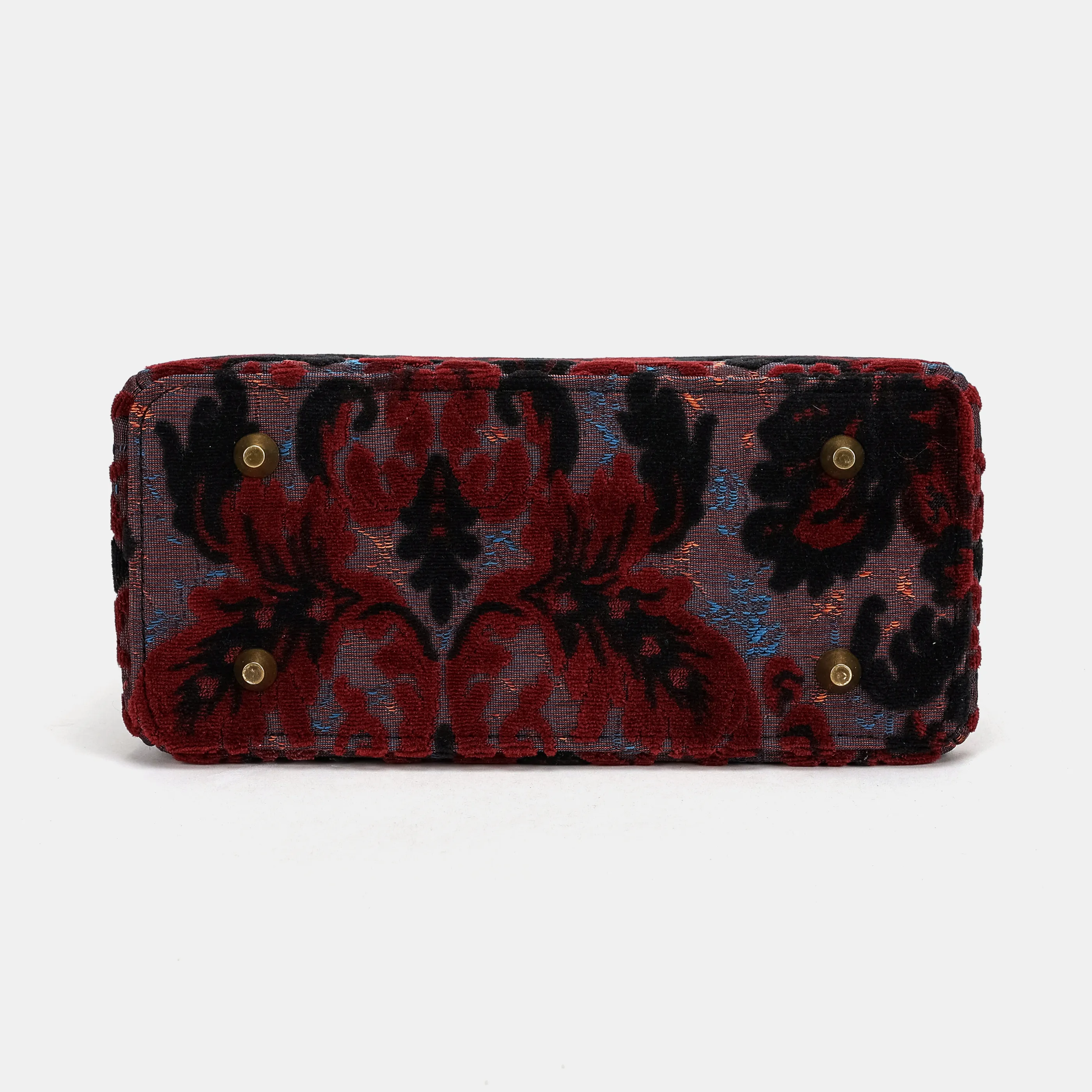 Burnout Velvet Revival Sephia Helena Carpet Backpack Gladstone Bag - Image 10