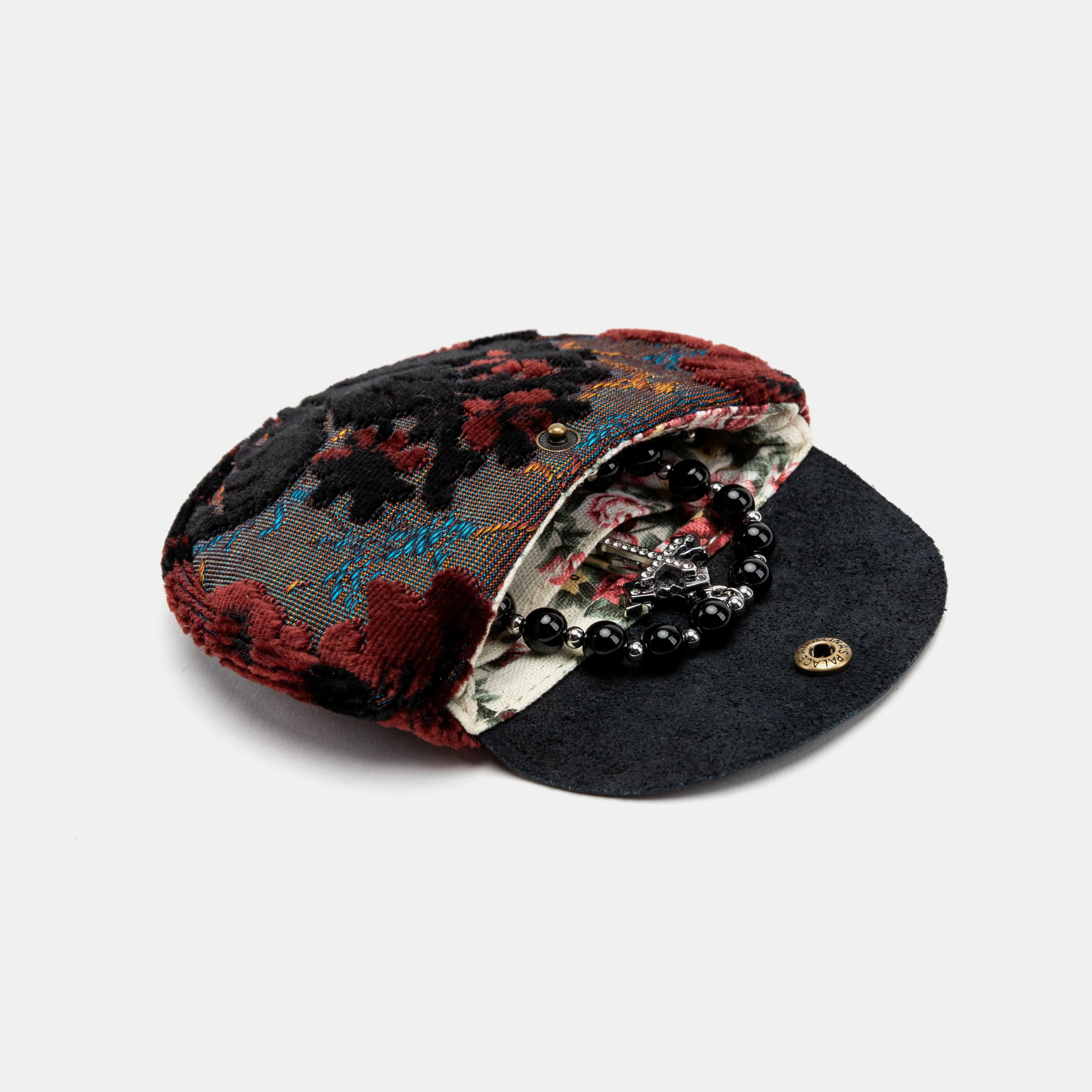 Burnout Velvet Revival Sephia Rosary Bag - Image 3
