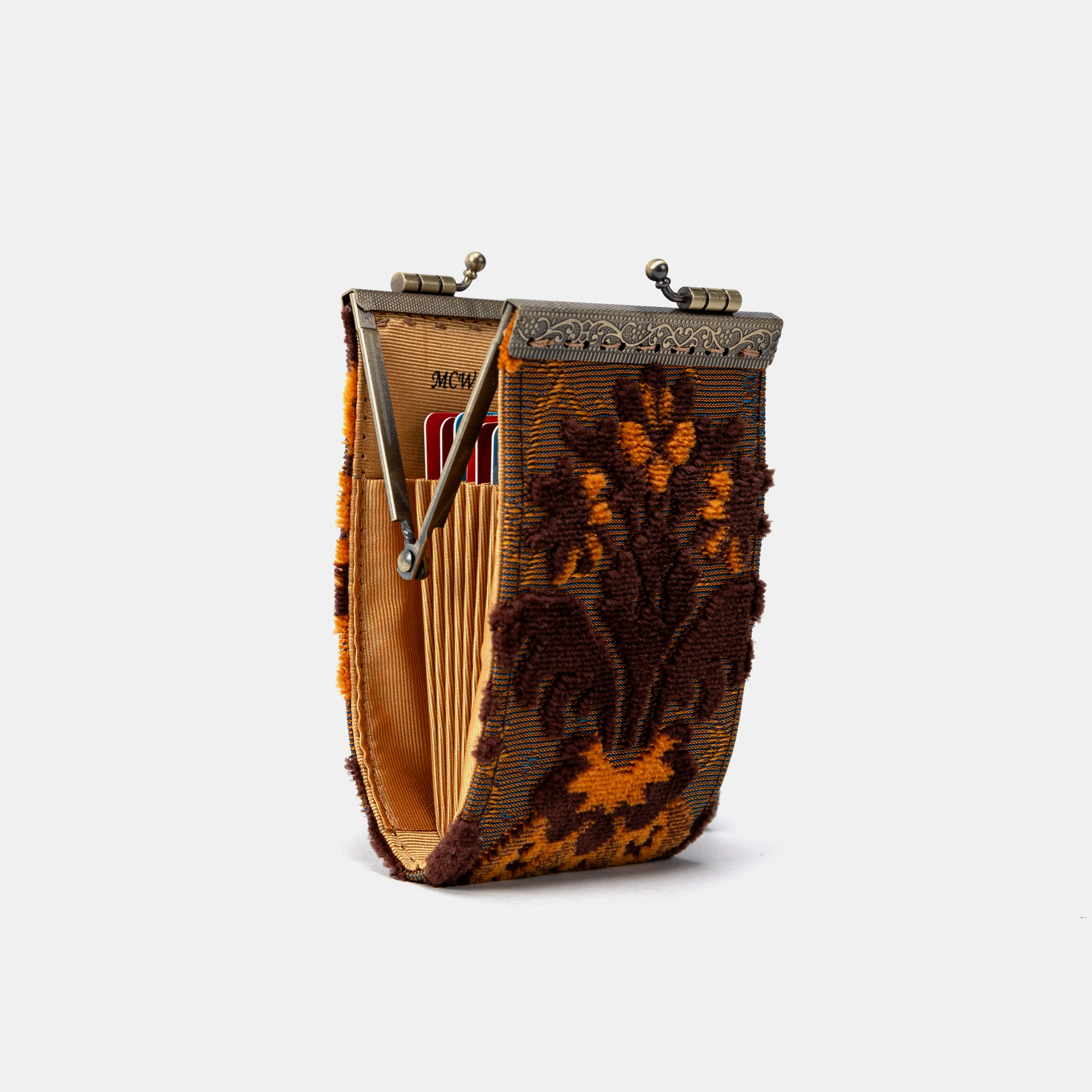 Burnout Velvet Revival Sienna Card Wallet - Image 4
