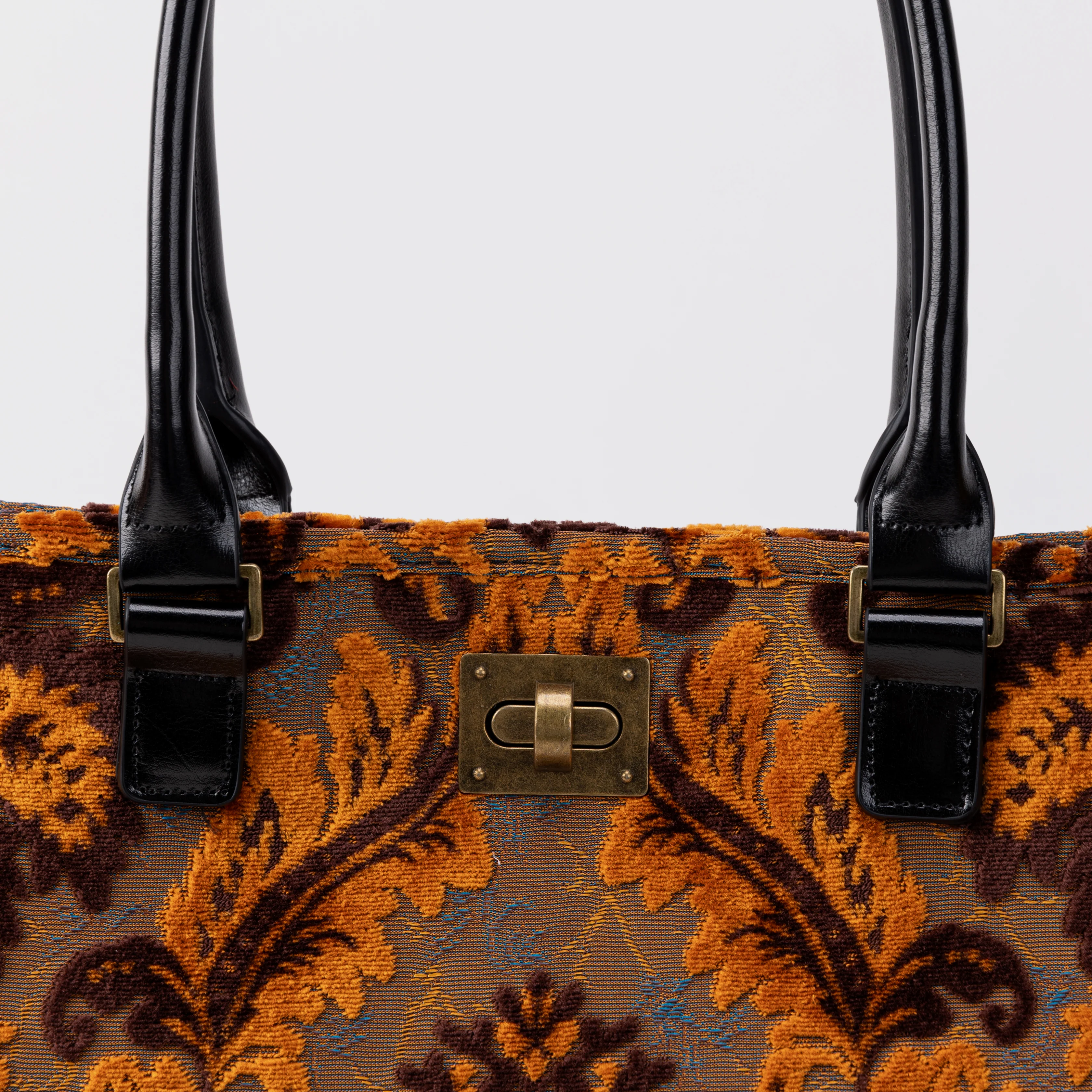 Burnout Velvet Revival Sienna Carpet Tote Shopper - Image 4