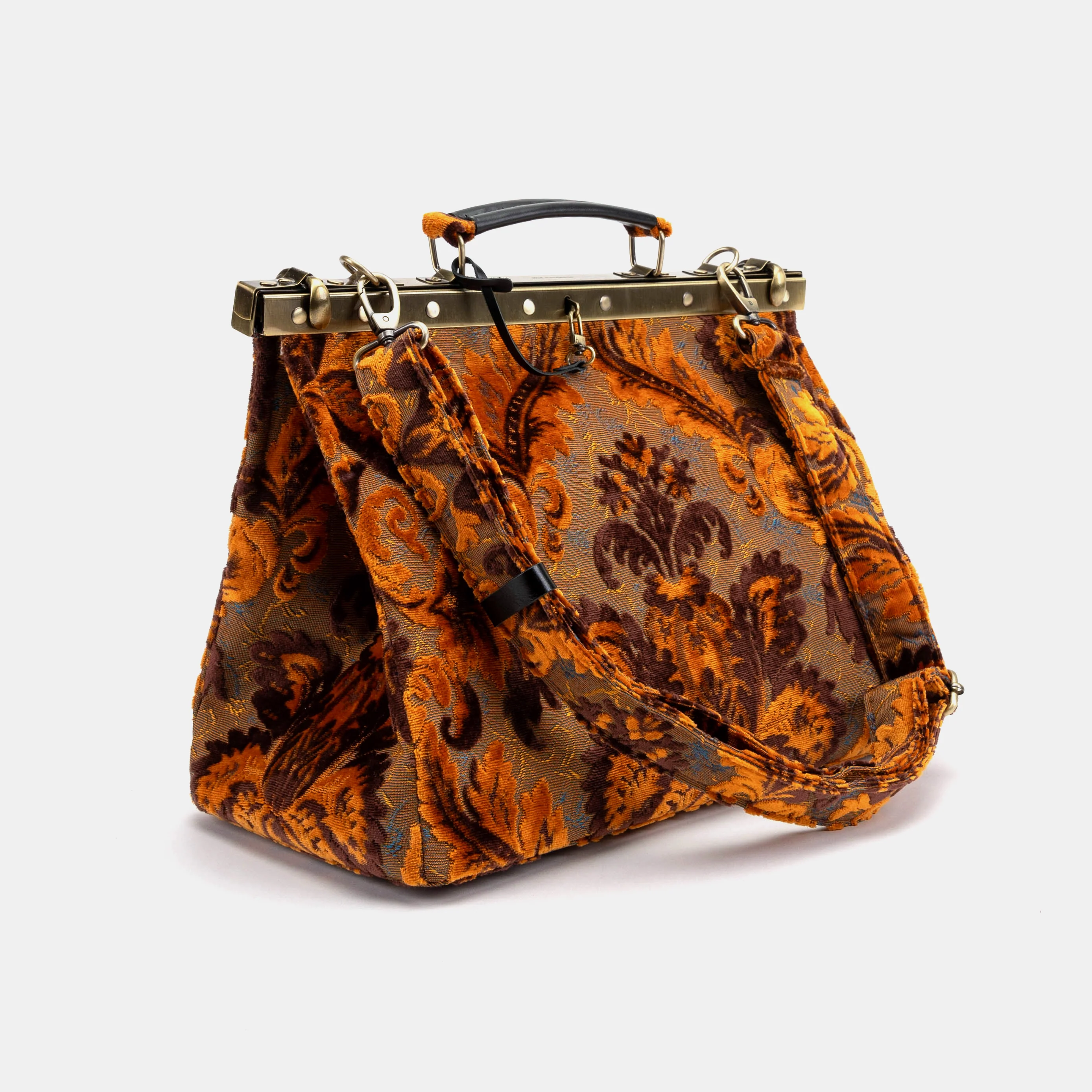 Burnout Velvet Revival Sienna Celine Carpet Gladstone Bag - Image 9