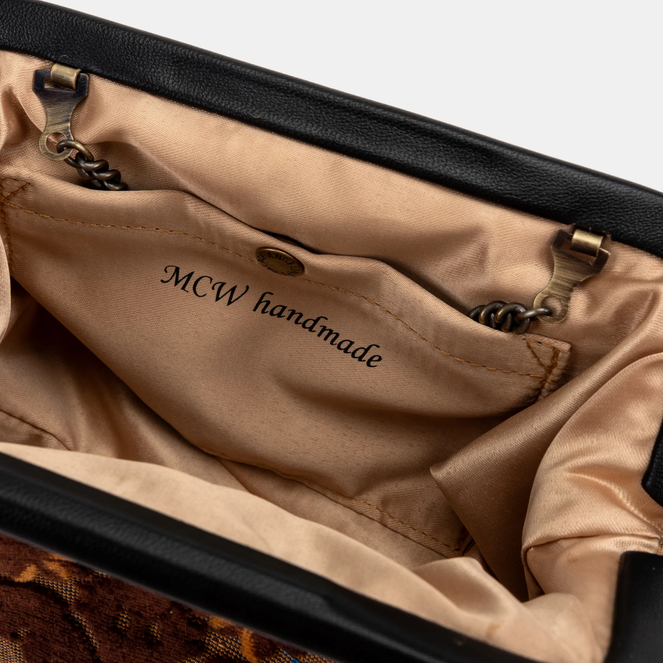 Burnout Velvet Revival Sienna Evening Bag Clutch - Image 6
