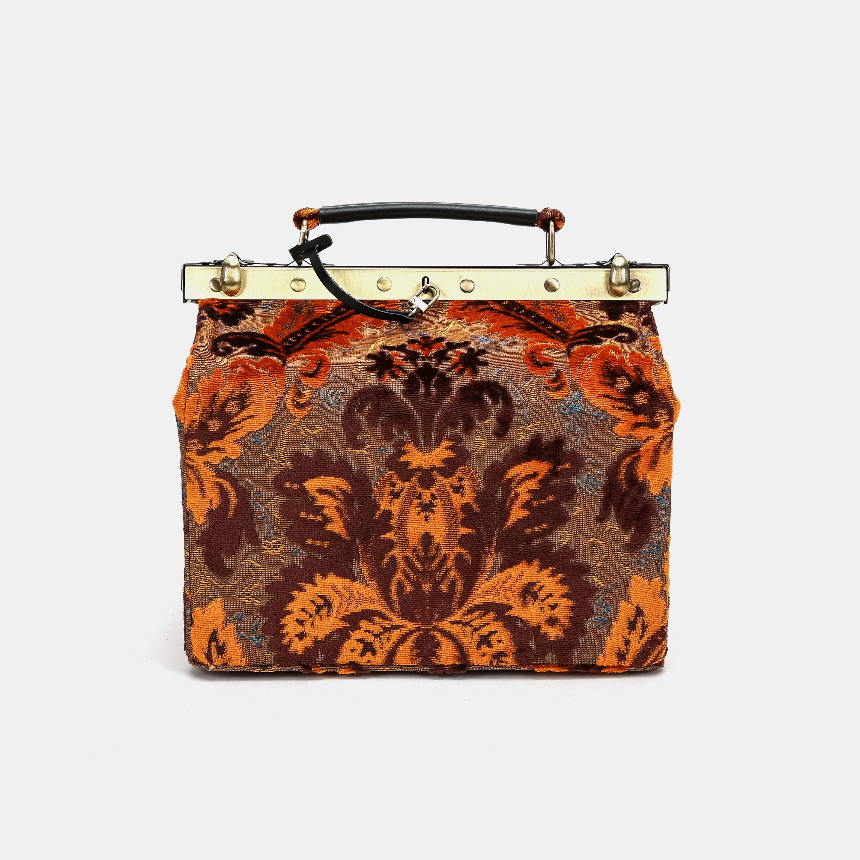Burnout Velvet Revival Sienna Vivienne Carpet Purse Gladstone Bag