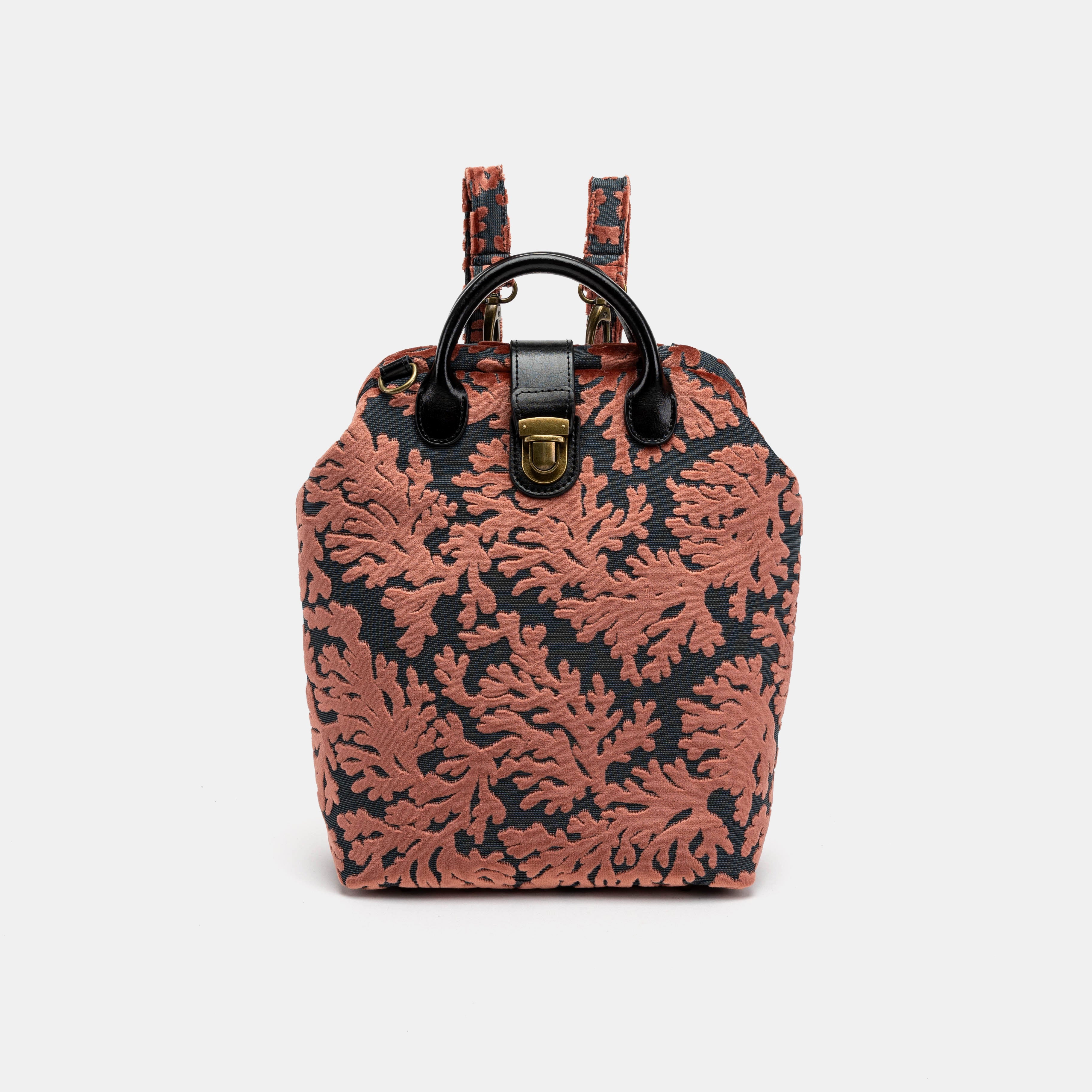 Burnout Velvet St Tropez Scuba Coral Everyday Backpack - Image 2