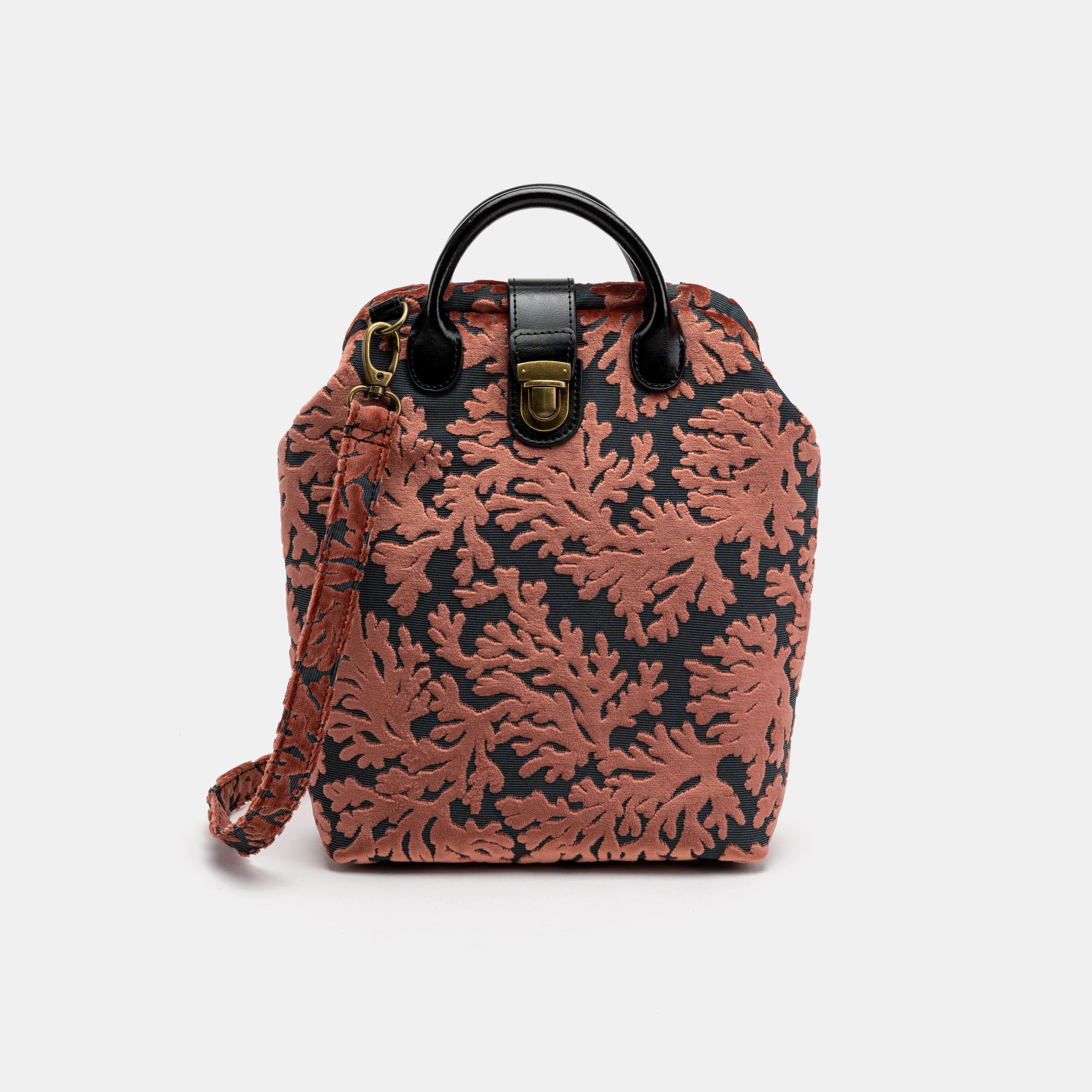 Burnout Velvet St Tropez Scuba Coral Everyday Backpack - Image 3