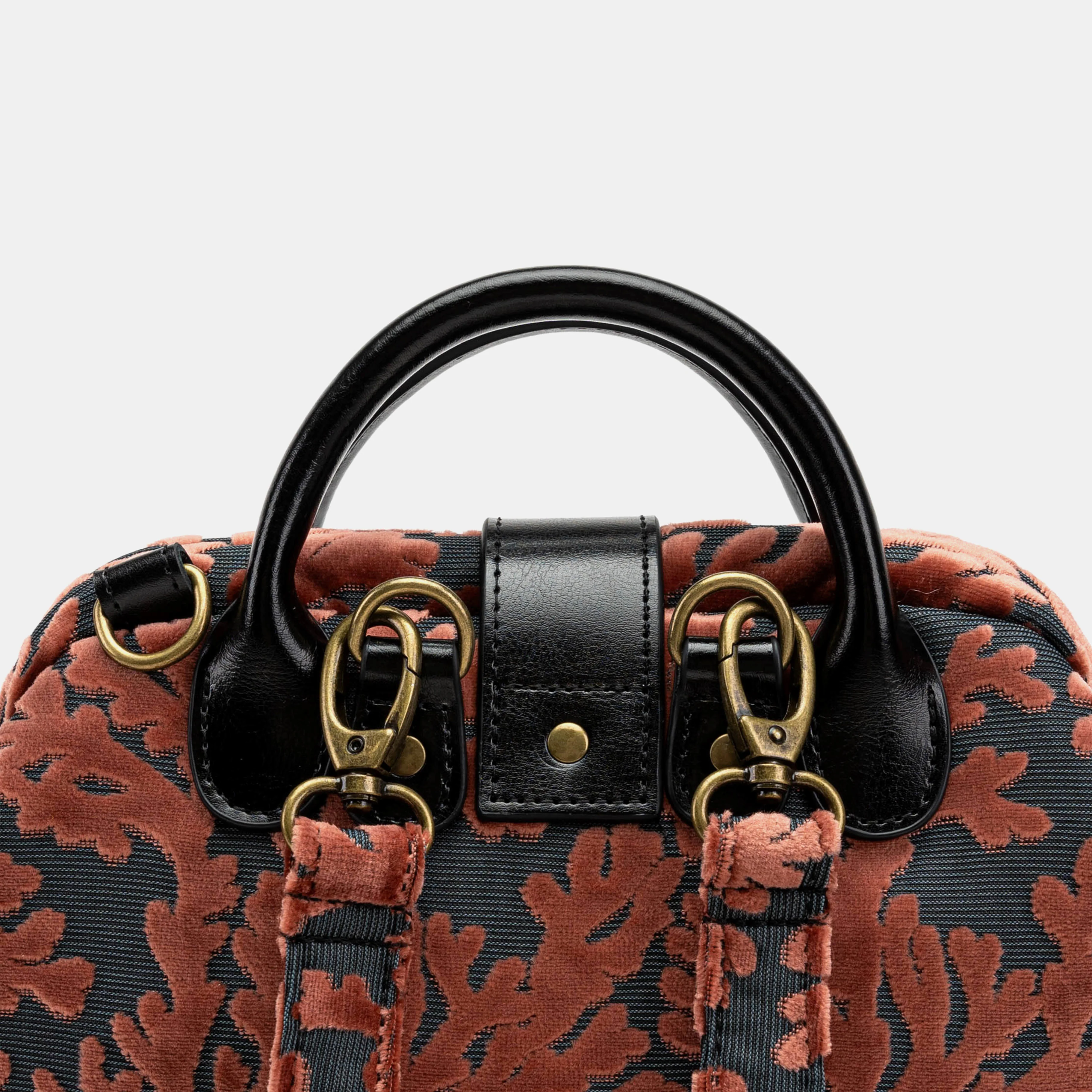 Burnout Velvet St Tropez Scuba Coral Everyday Backpack - Image 6