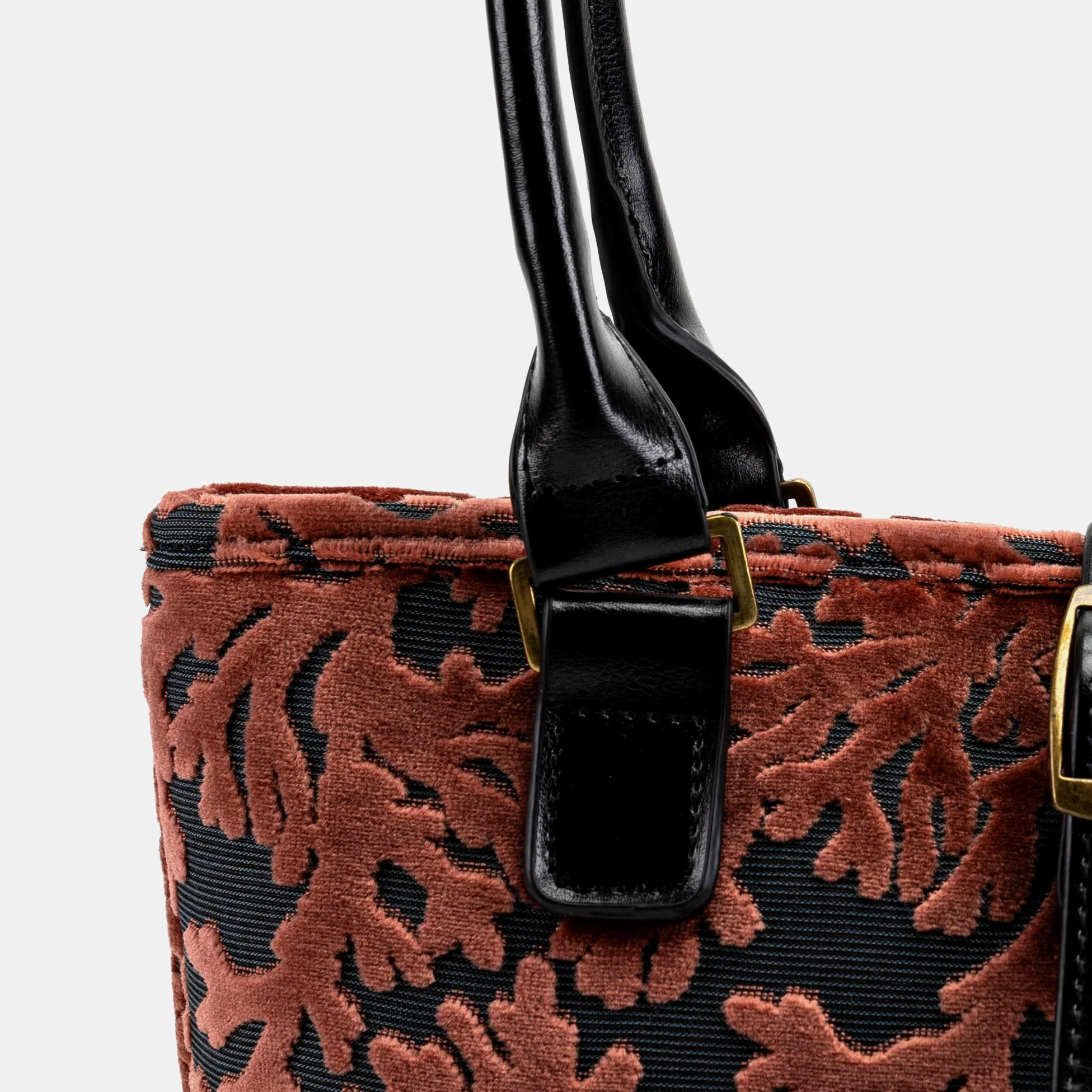 Burnout Velvet St Tropez Scuba Coral Everyday Tote - Image 3