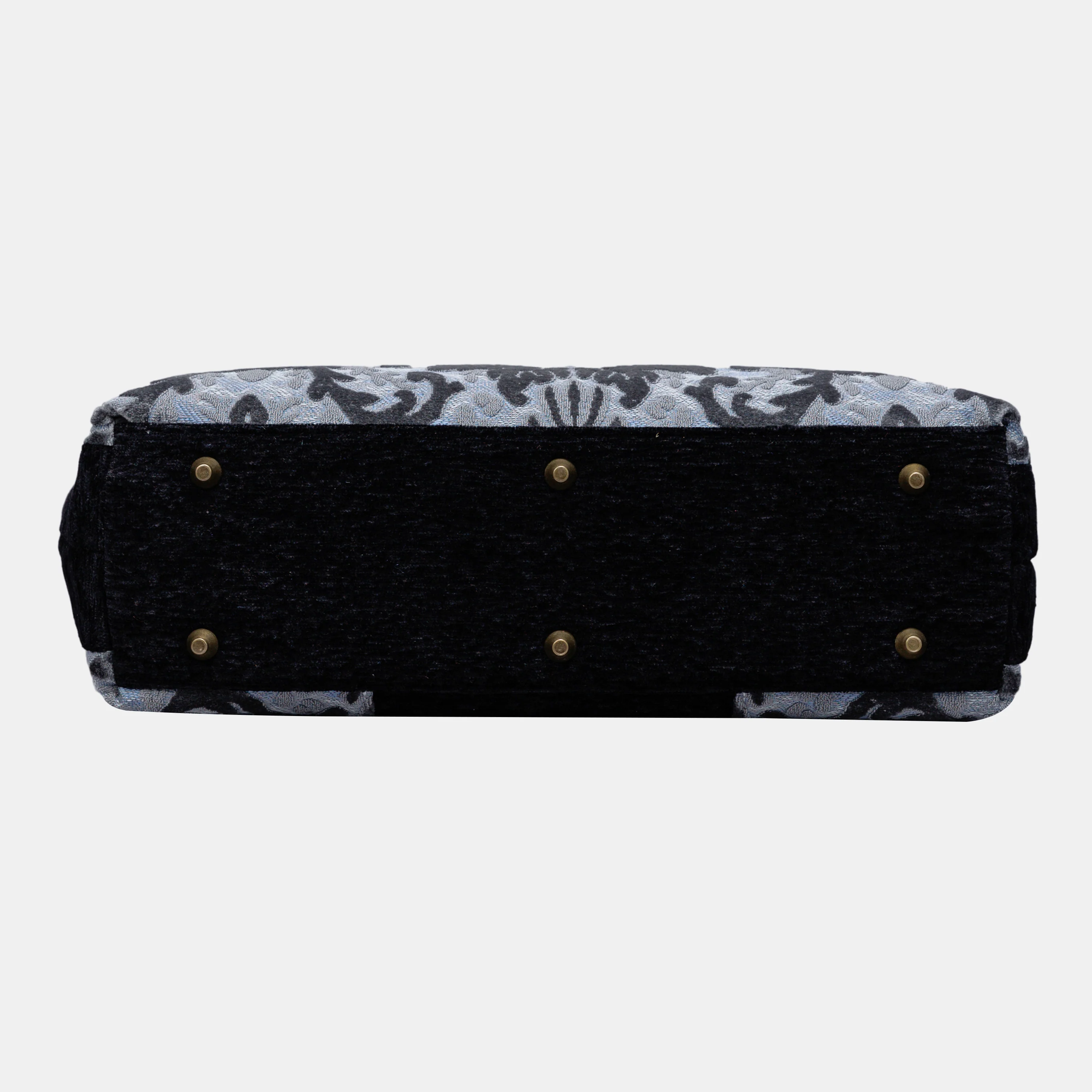 Burnout Velvet Steel Blue Laptop Work Bag - Image 6