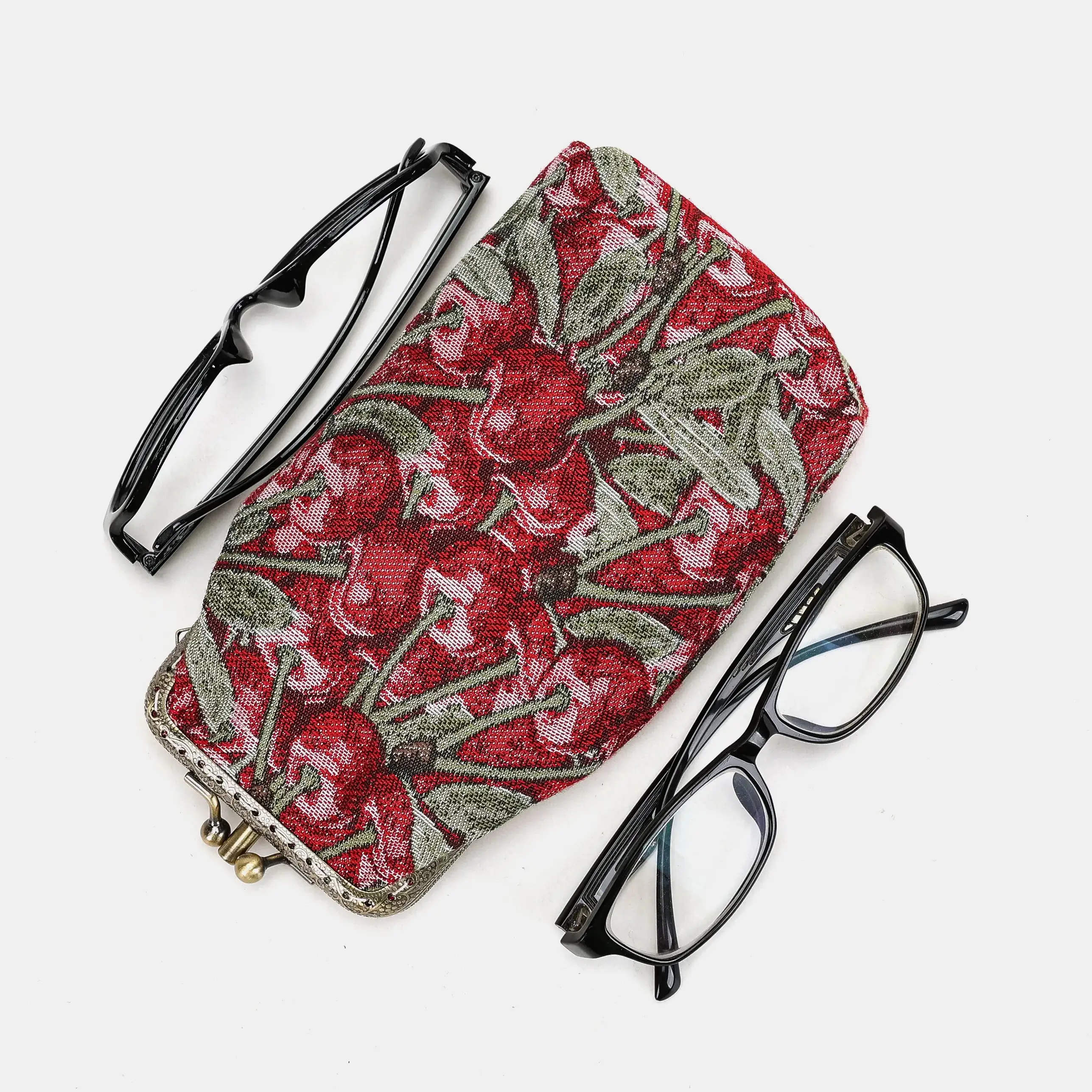 Cherry Cascade Carpet Eyeglasses Case - Image 3