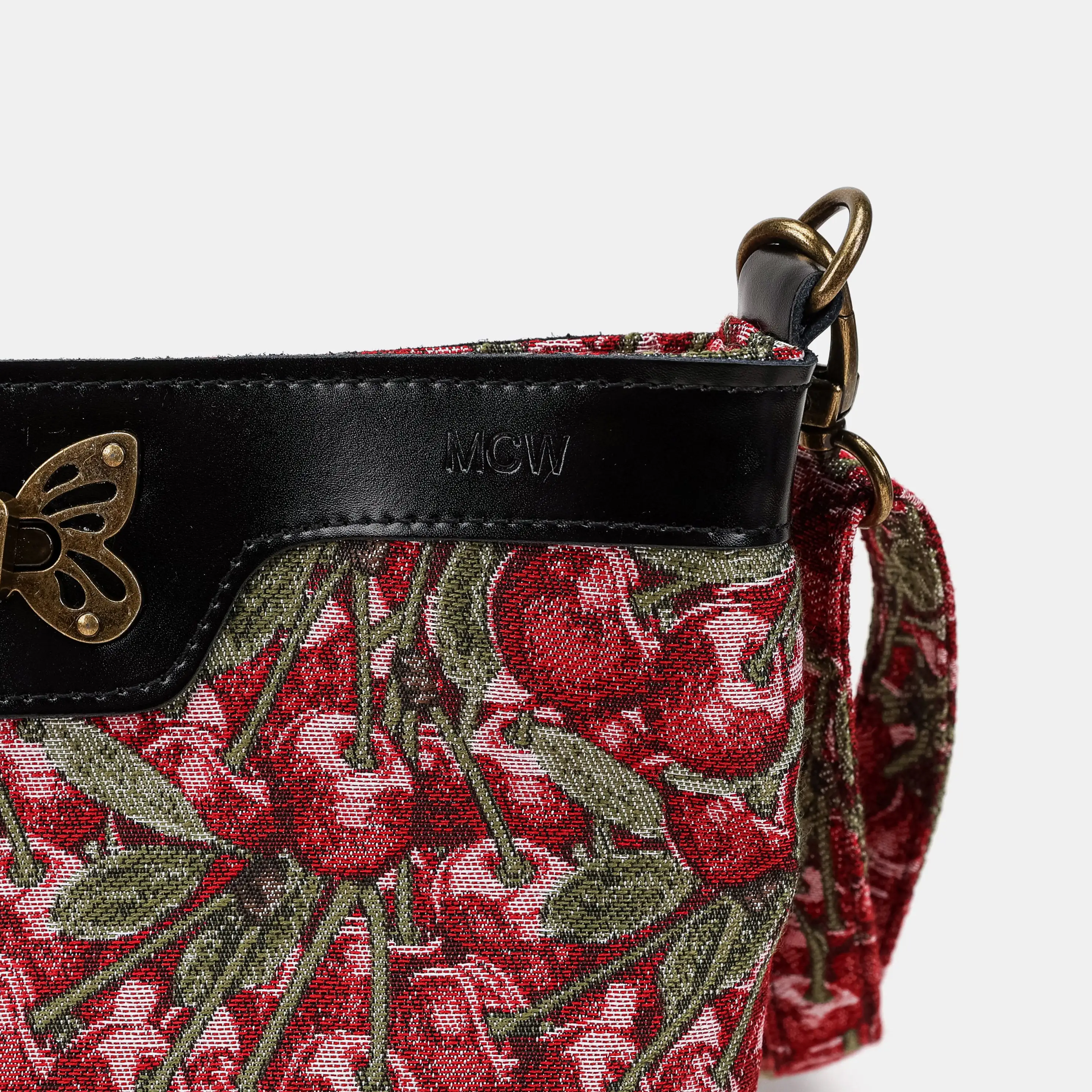 Cherry Cascade Butterfly Crossbody Bag - Image 3