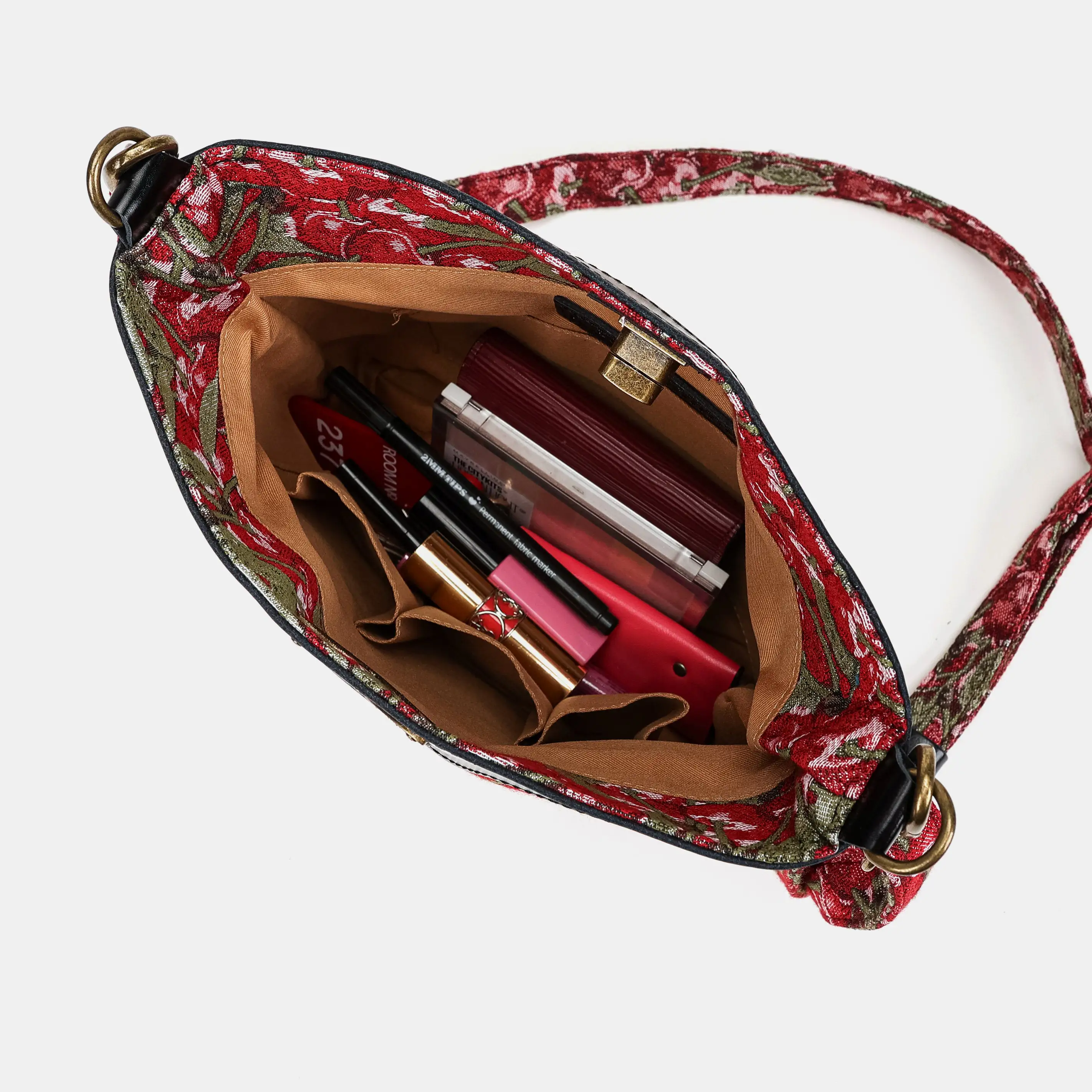 Cherry Cascade Butterfly Crossbody Bag - Image 7
