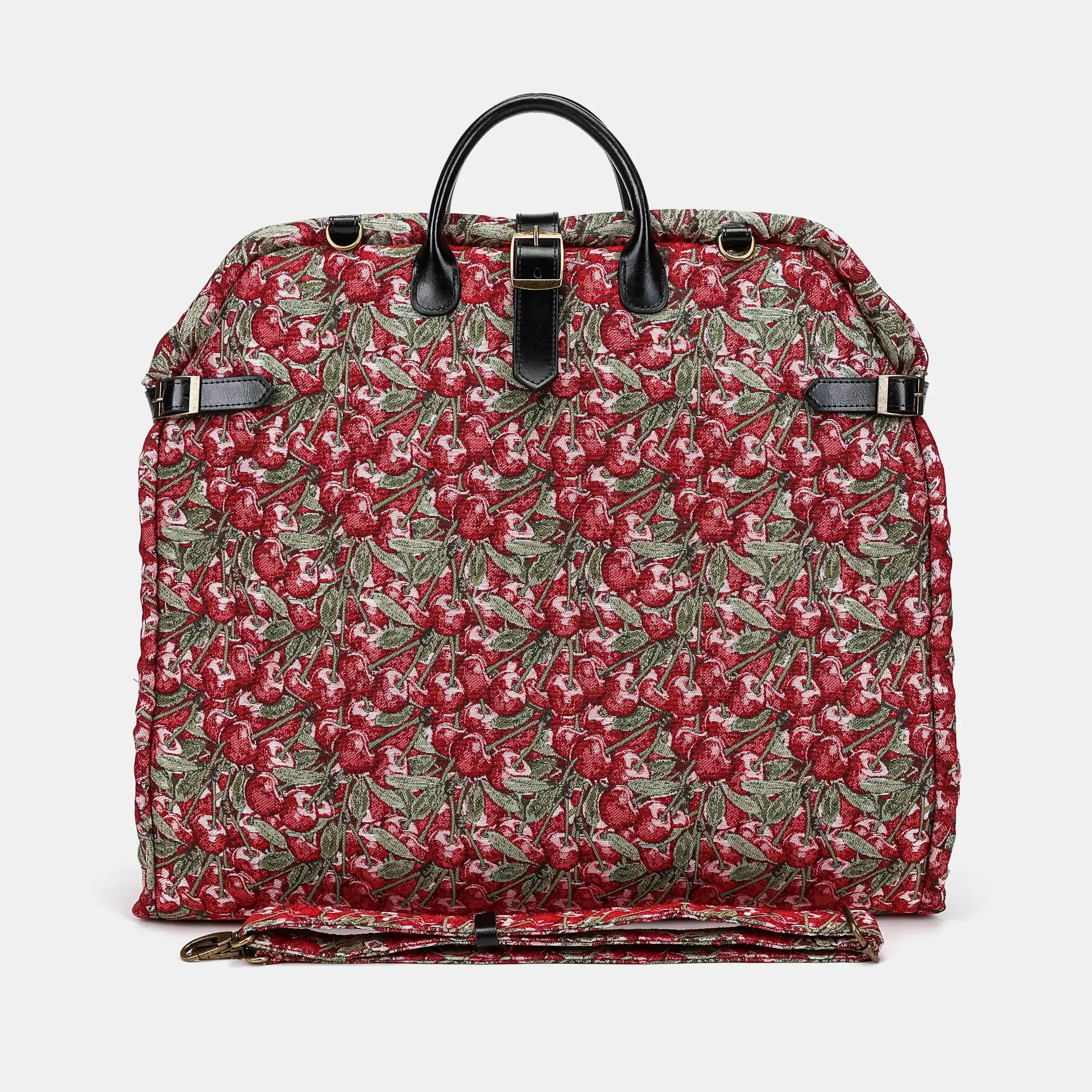 Cherry Cascade Carpet Garment Bag