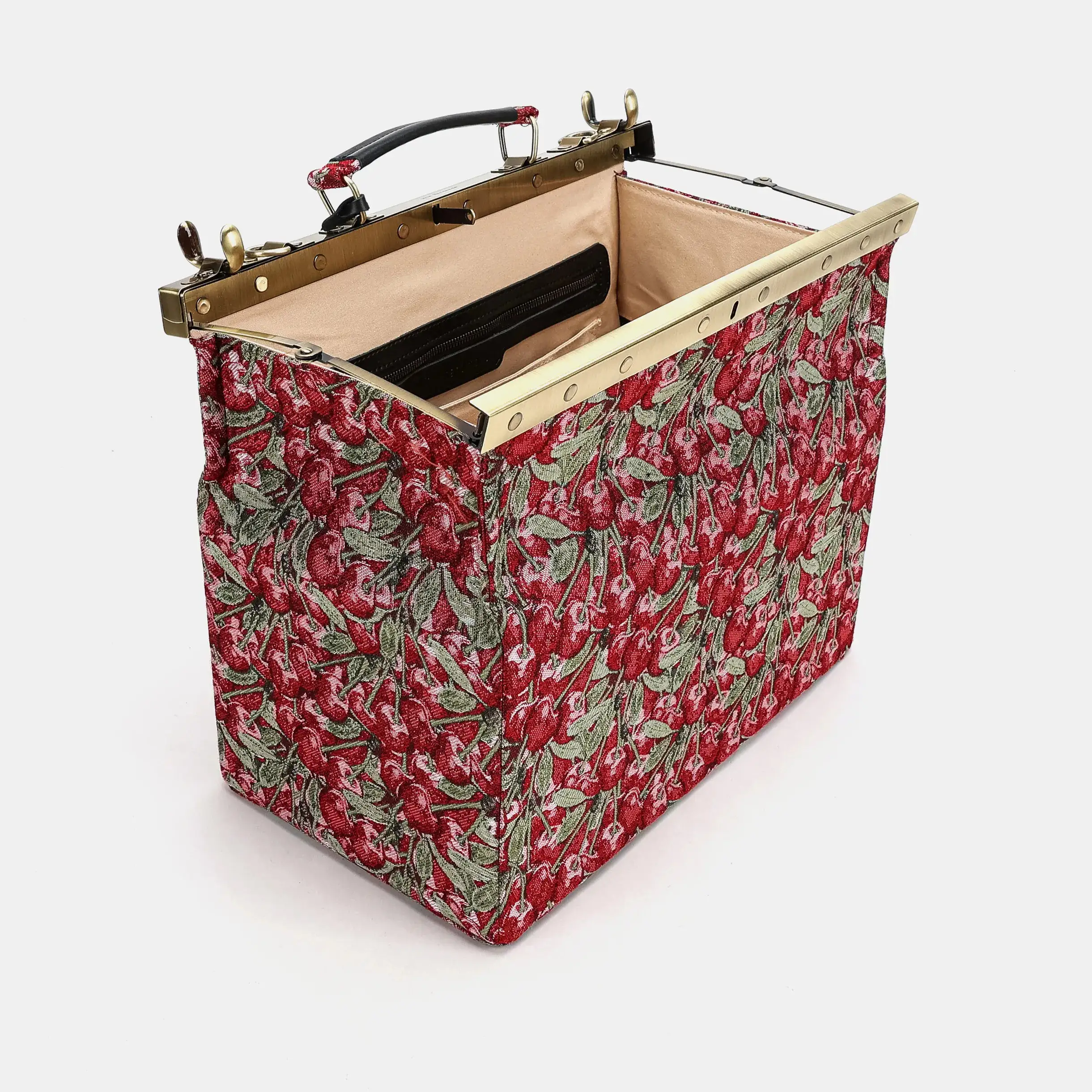 Cherry Cascade Carpet Gladstone Bag - Image 11
