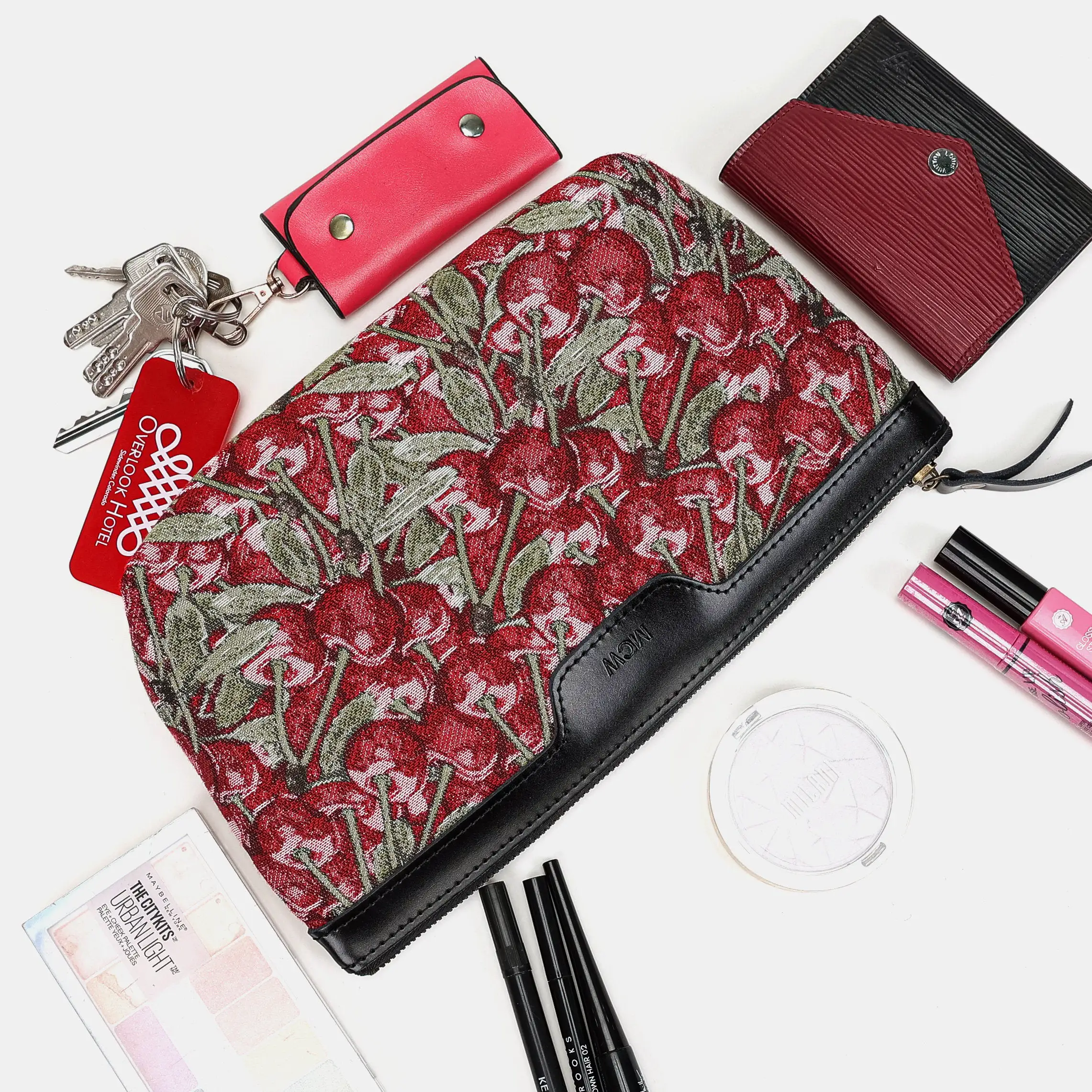 Cherry Cascade Carpet Makeup Bag - Image 2