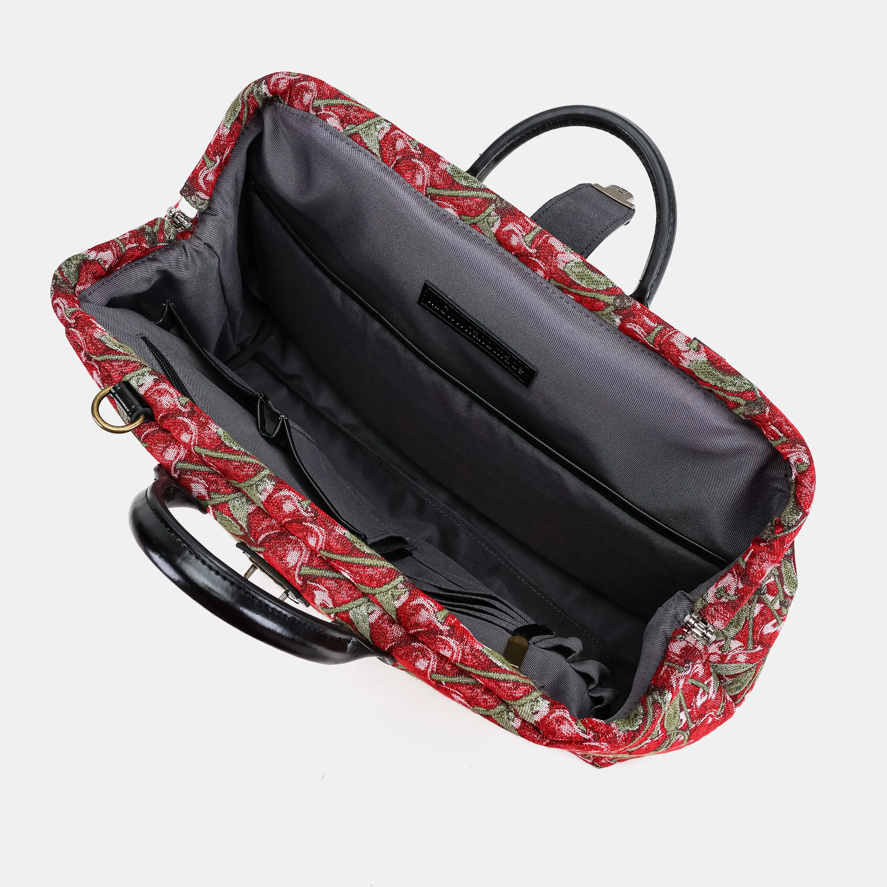 Cherry Cascade Laptop Work Bag - Image 5
