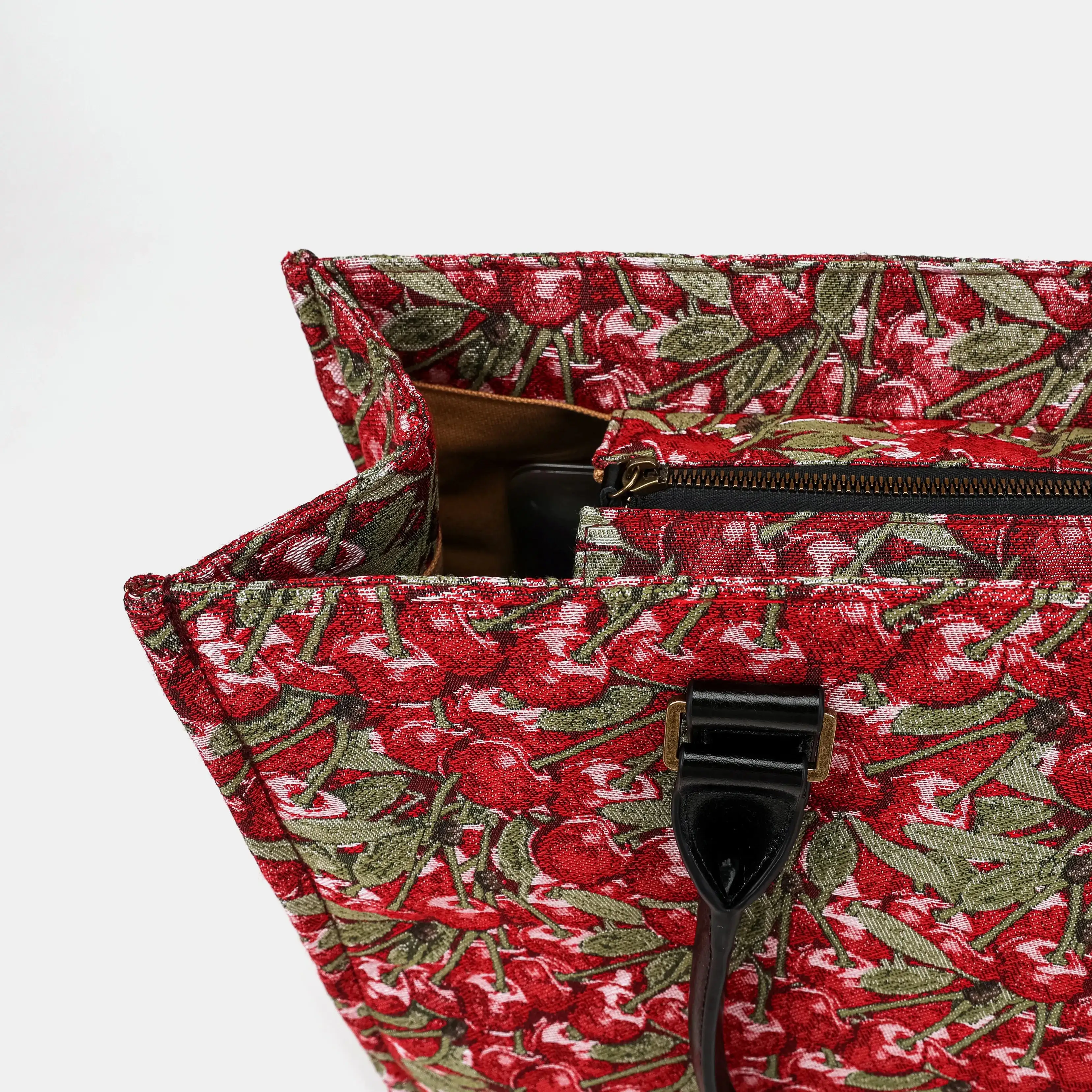 Cherry Cascade Laptop Work Tote - Image 8