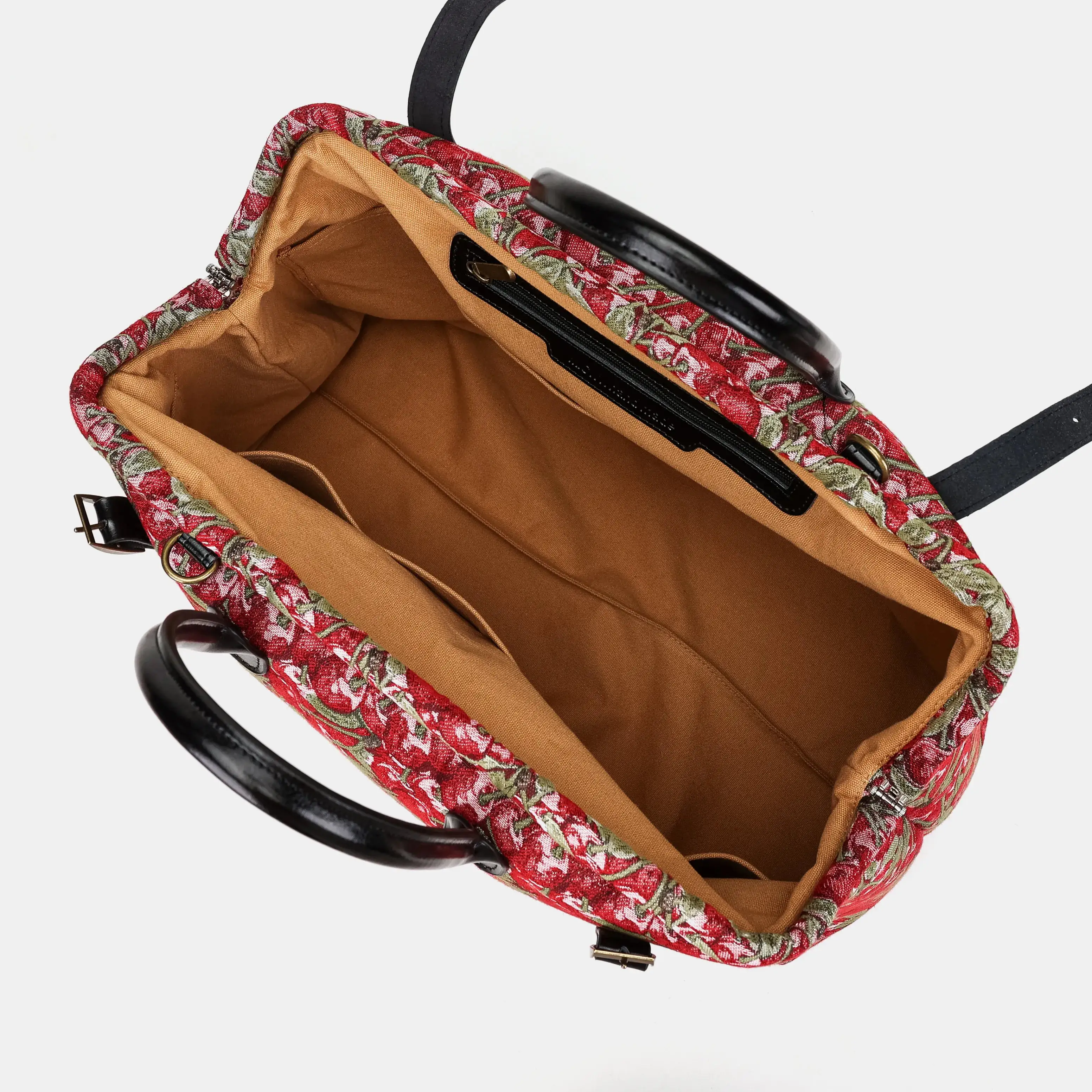 Cherry Cascade Large Carpetbag - Image 8
