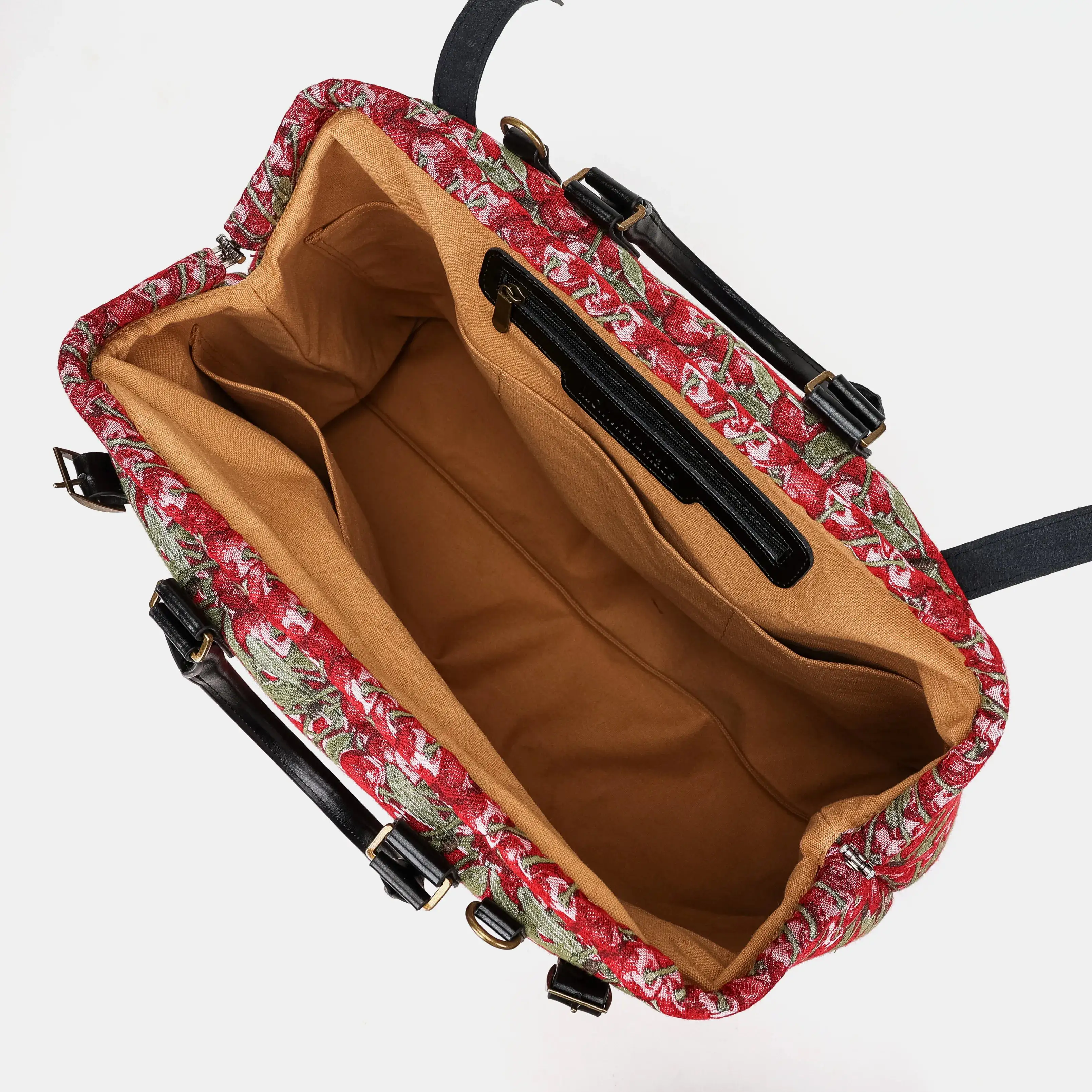 Cherry Cascade Men's Carpetbag - Image 7