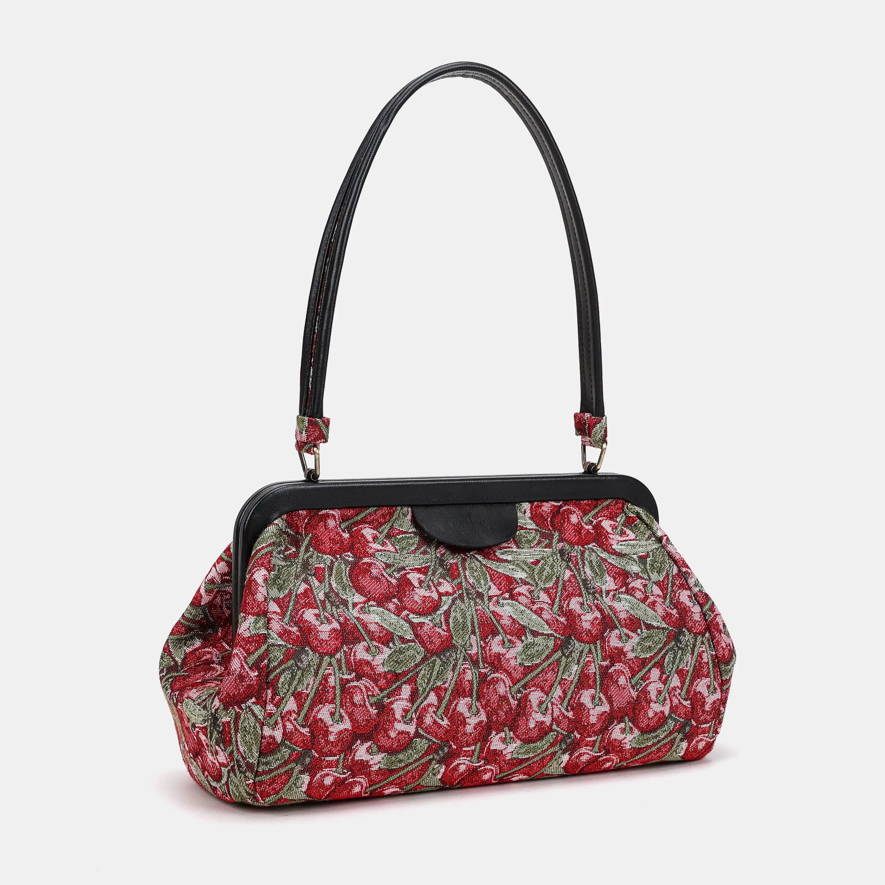Cherry Cascade Shoulder Bag - Image 3