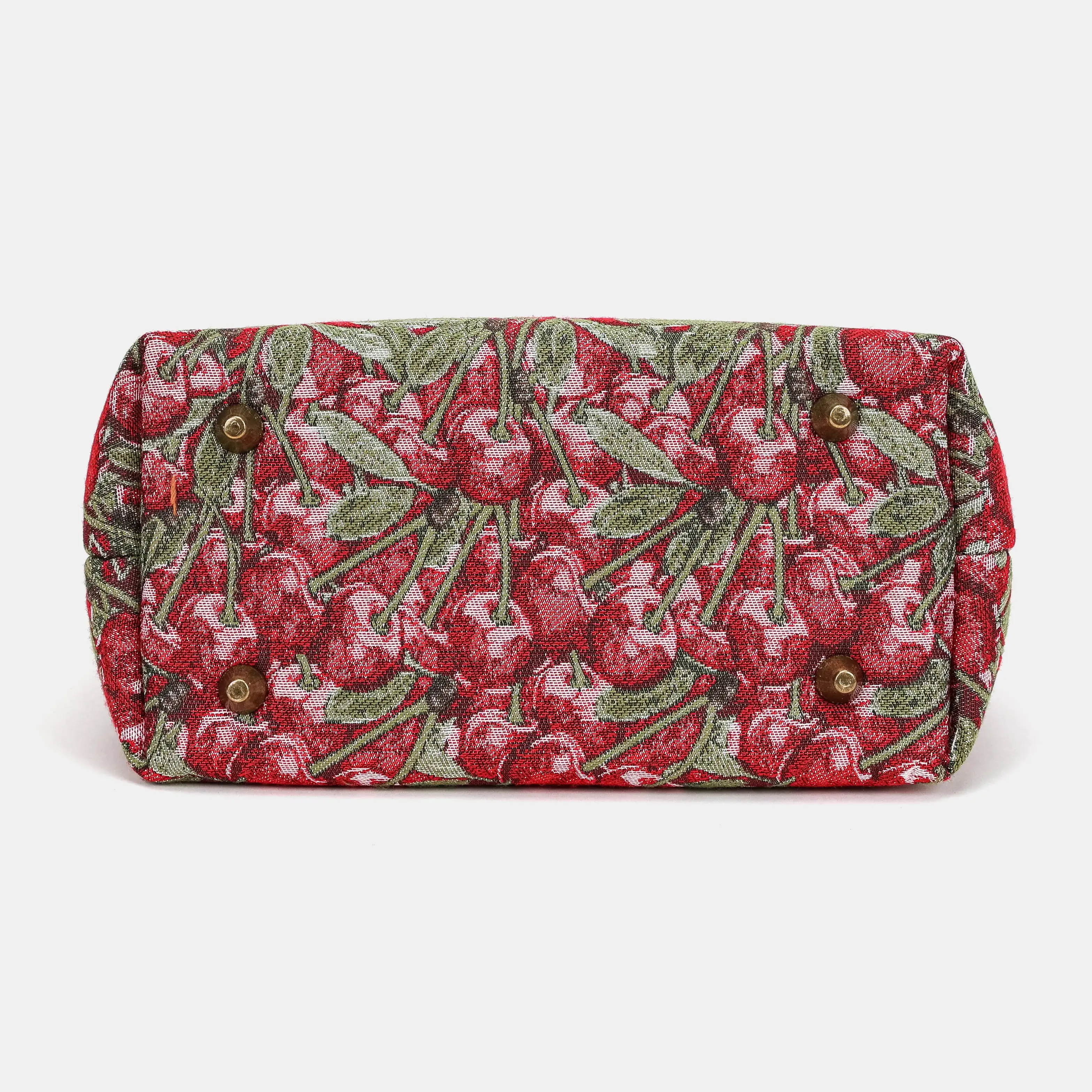Cherry Cascade Tuck Lock Carpet Satchel - Image 6