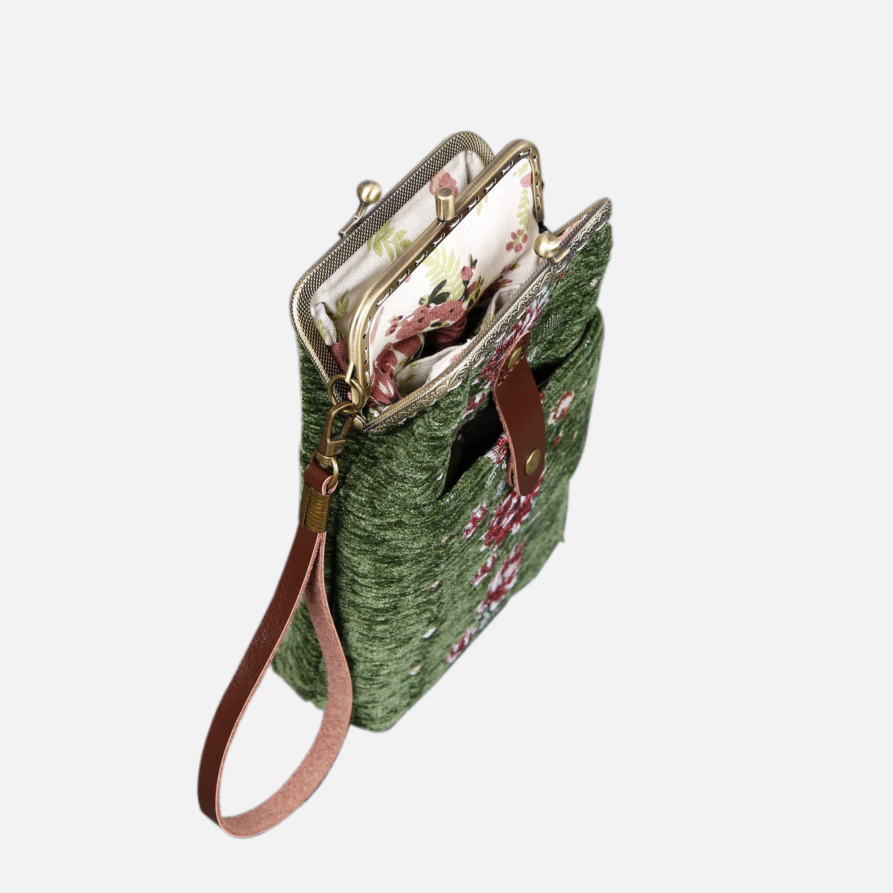Climbing Rose Arugula Green Series Carpet Phone Case - Image 8