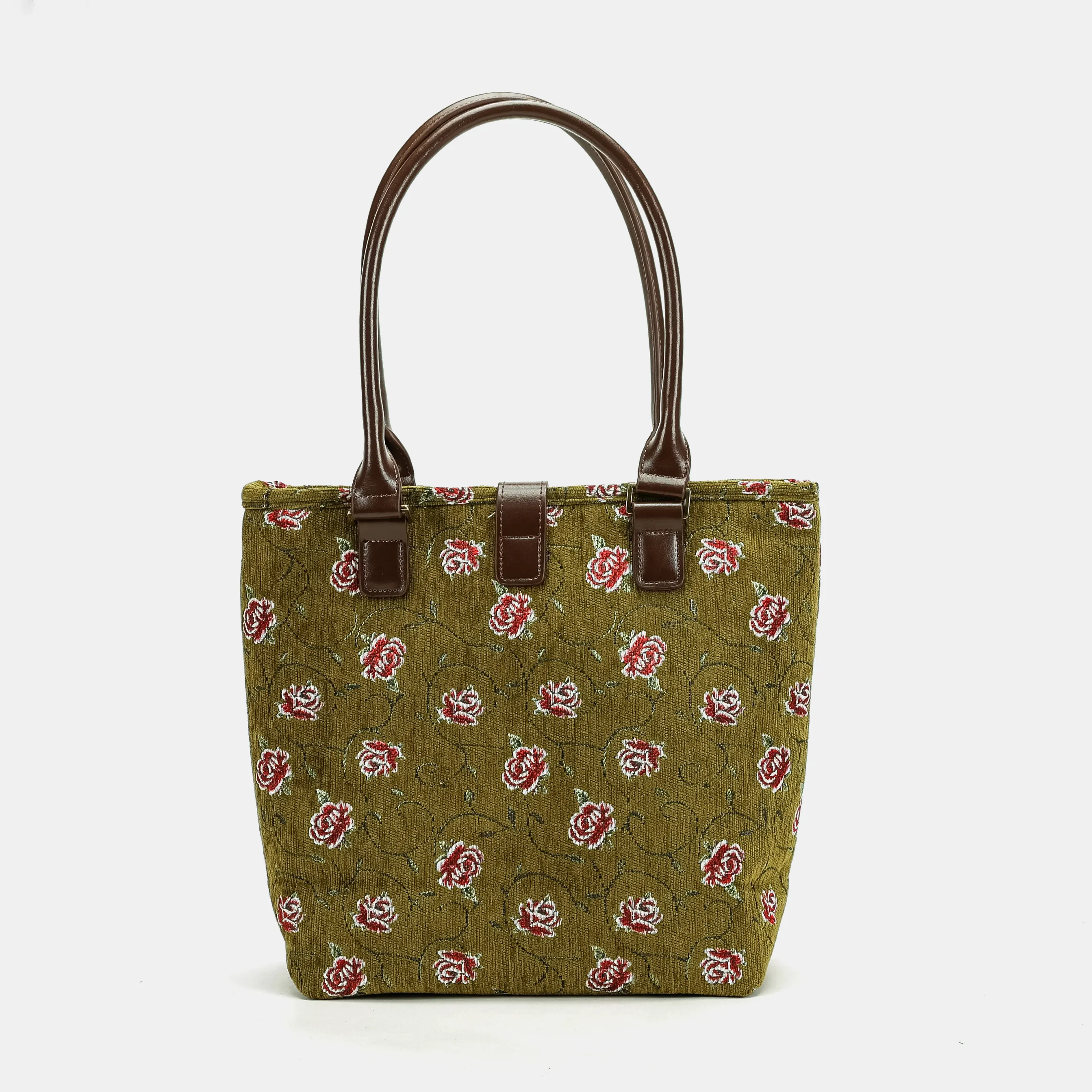 Climbing Rose Avocado Everyday Tote - Image 4
