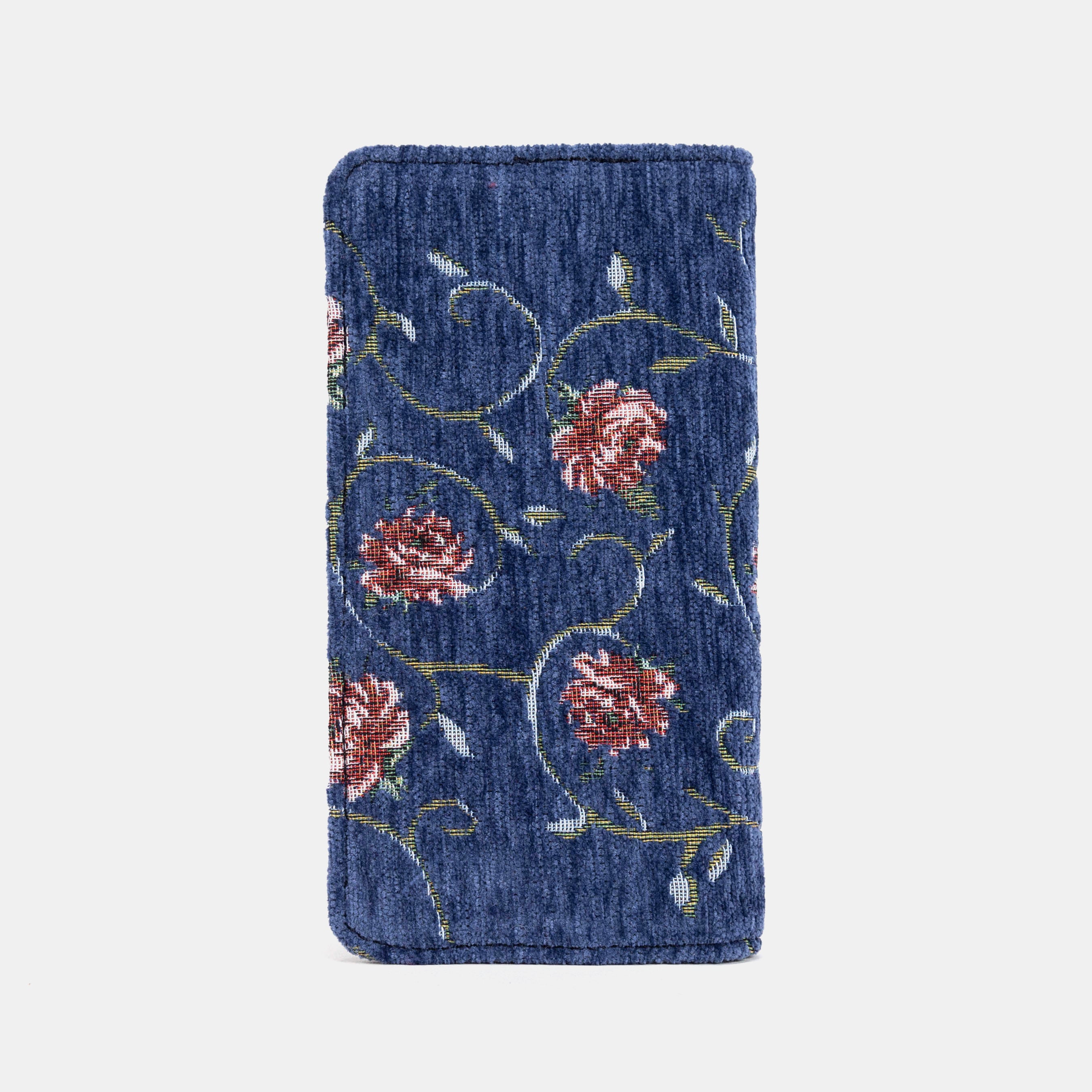 Climbing Rose Blue Checkbook Cover - Image 6