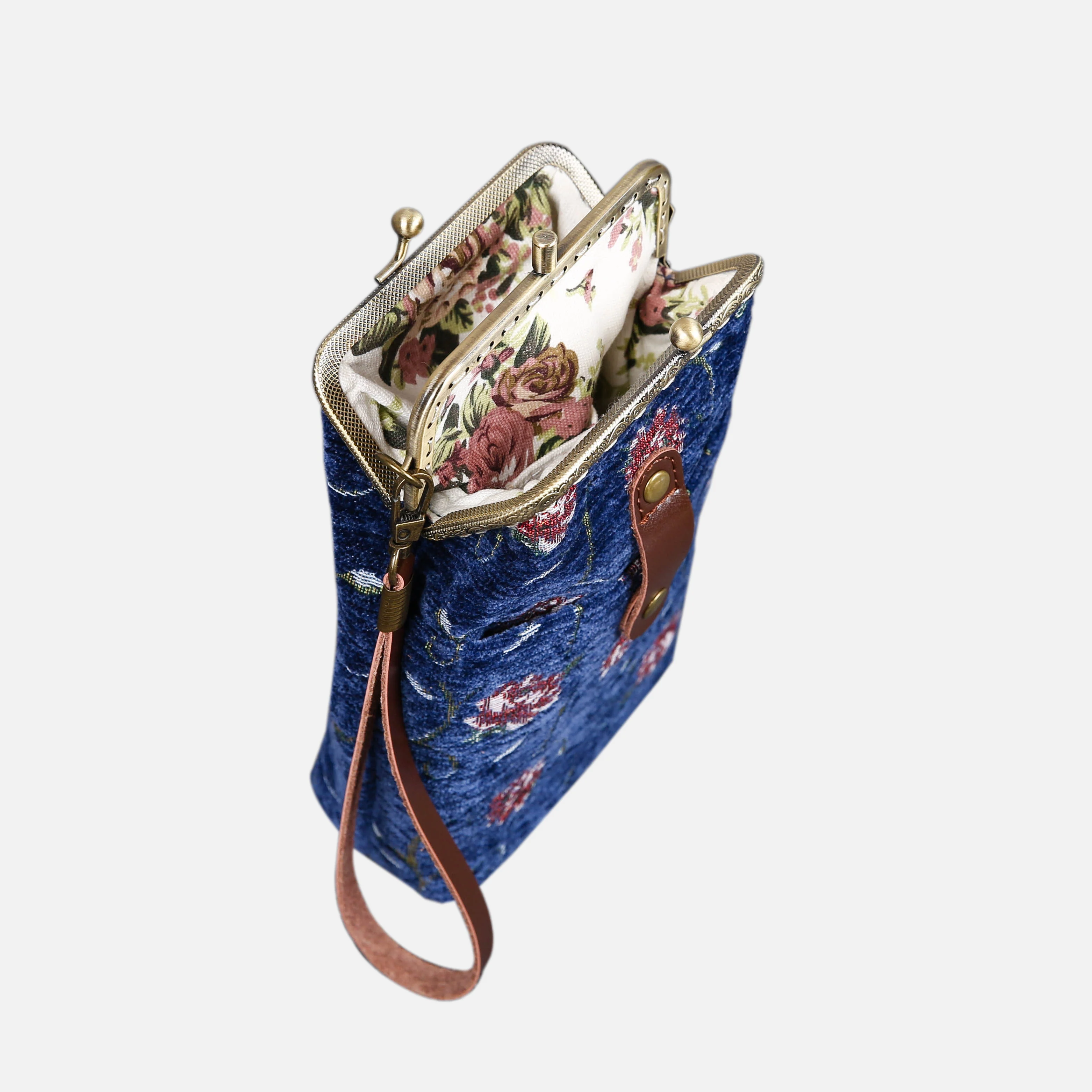 Climbing Rose Blue Series Carpet Phone Case - Image 10