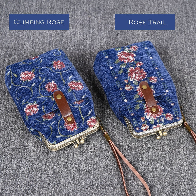 Climbing Rose Blue Series Carpet Phone Case - Image 13