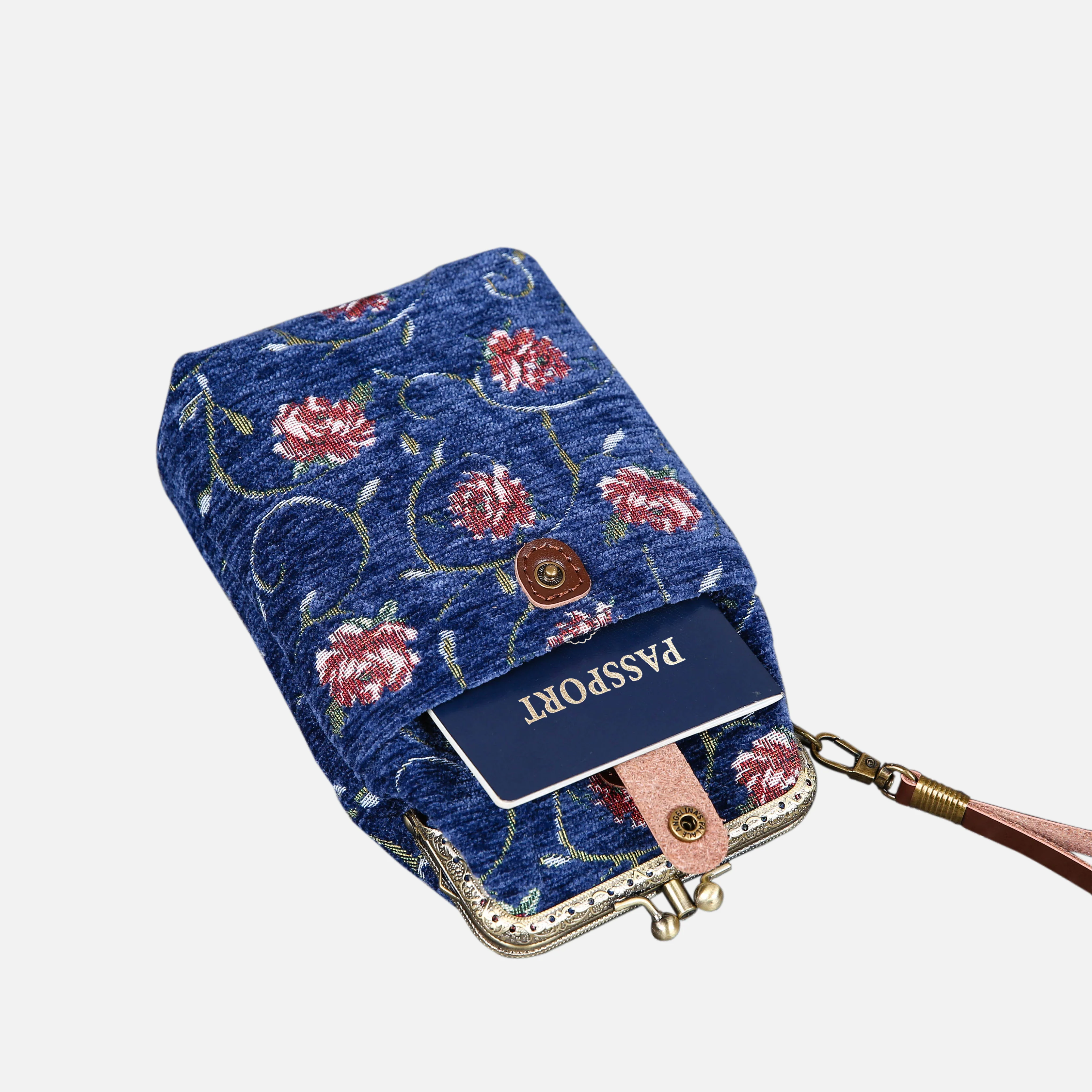Climbing Rose Blue Series Carpet Phone Case - Image 5