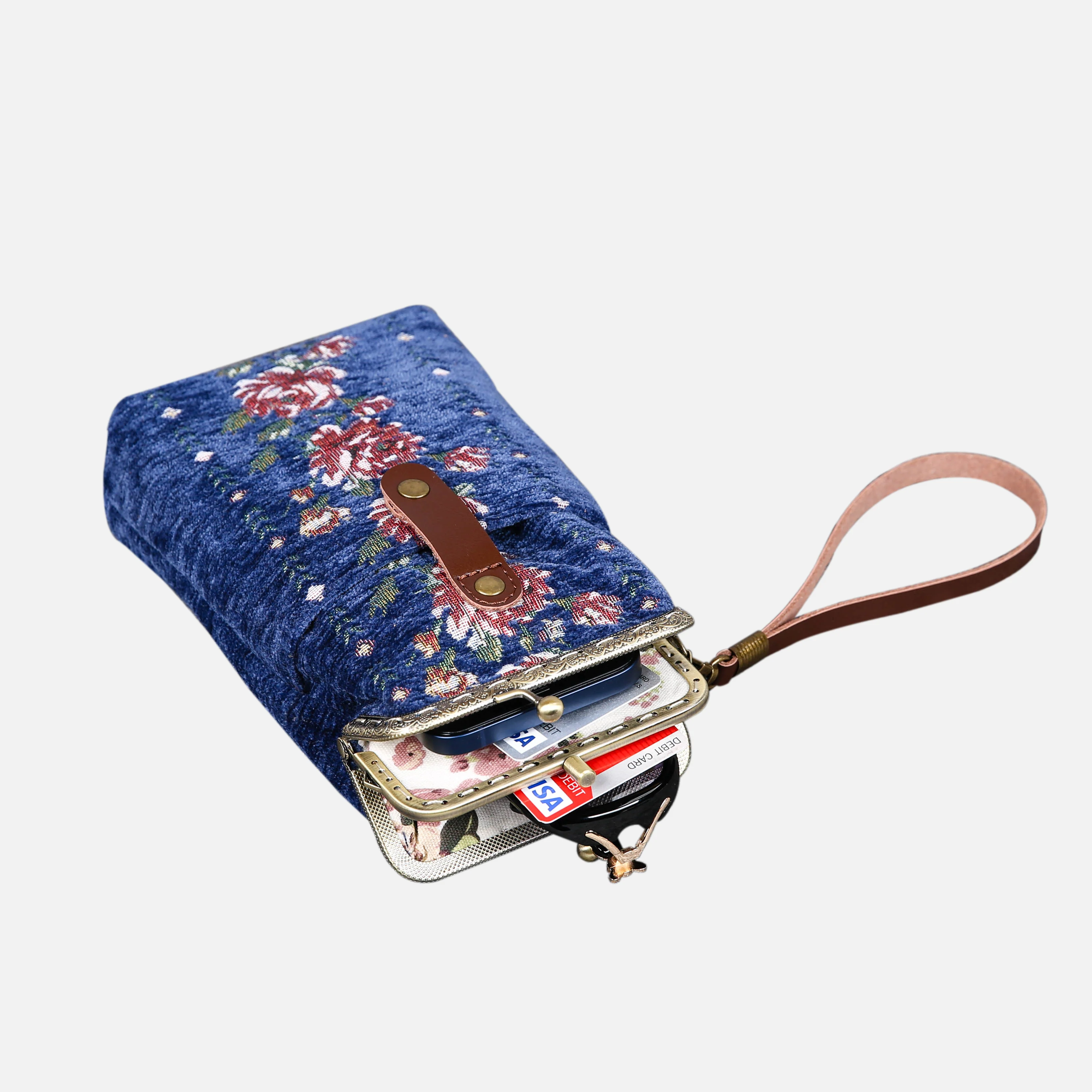 Climbing Rose Blue Series Carpet Phone Case - Image 6