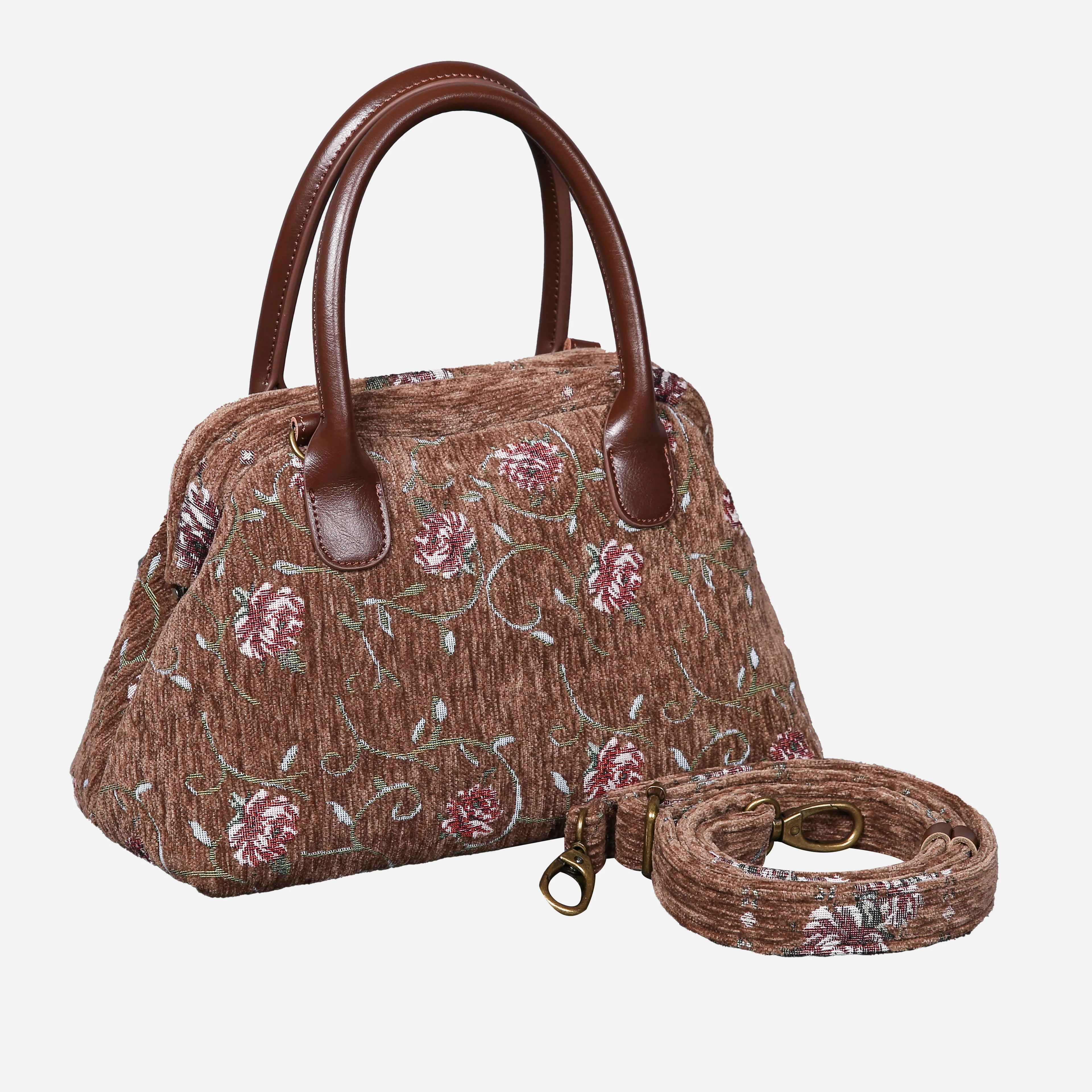 Climbing Rose Carpet Satchel - Image 3