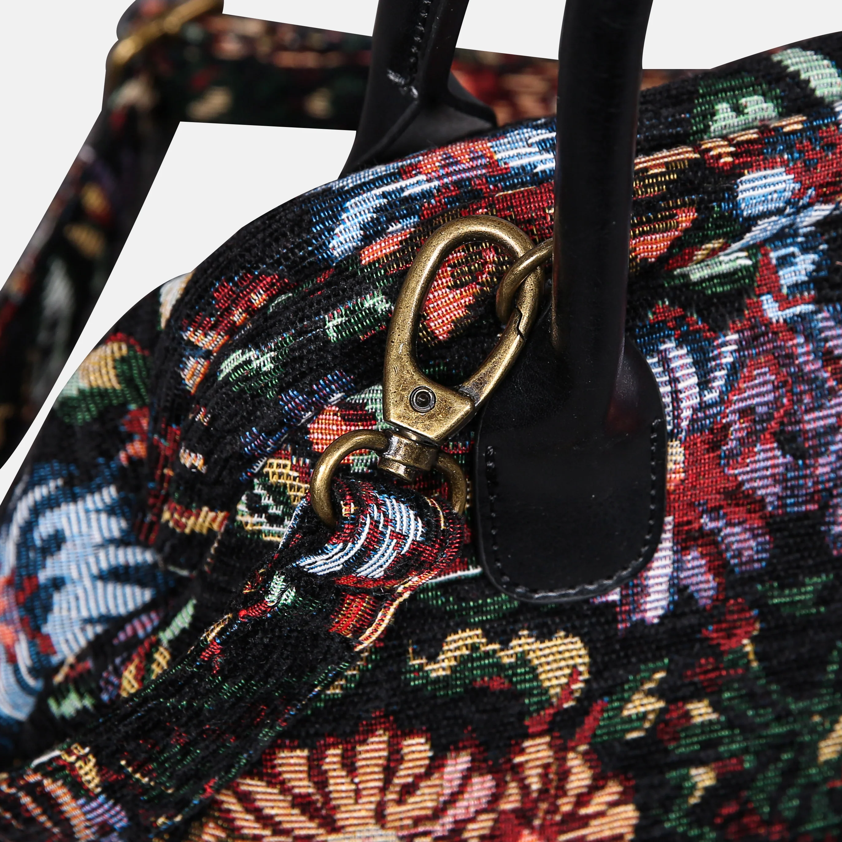 Colorful Cosmos Carpet Satchel - Image 4