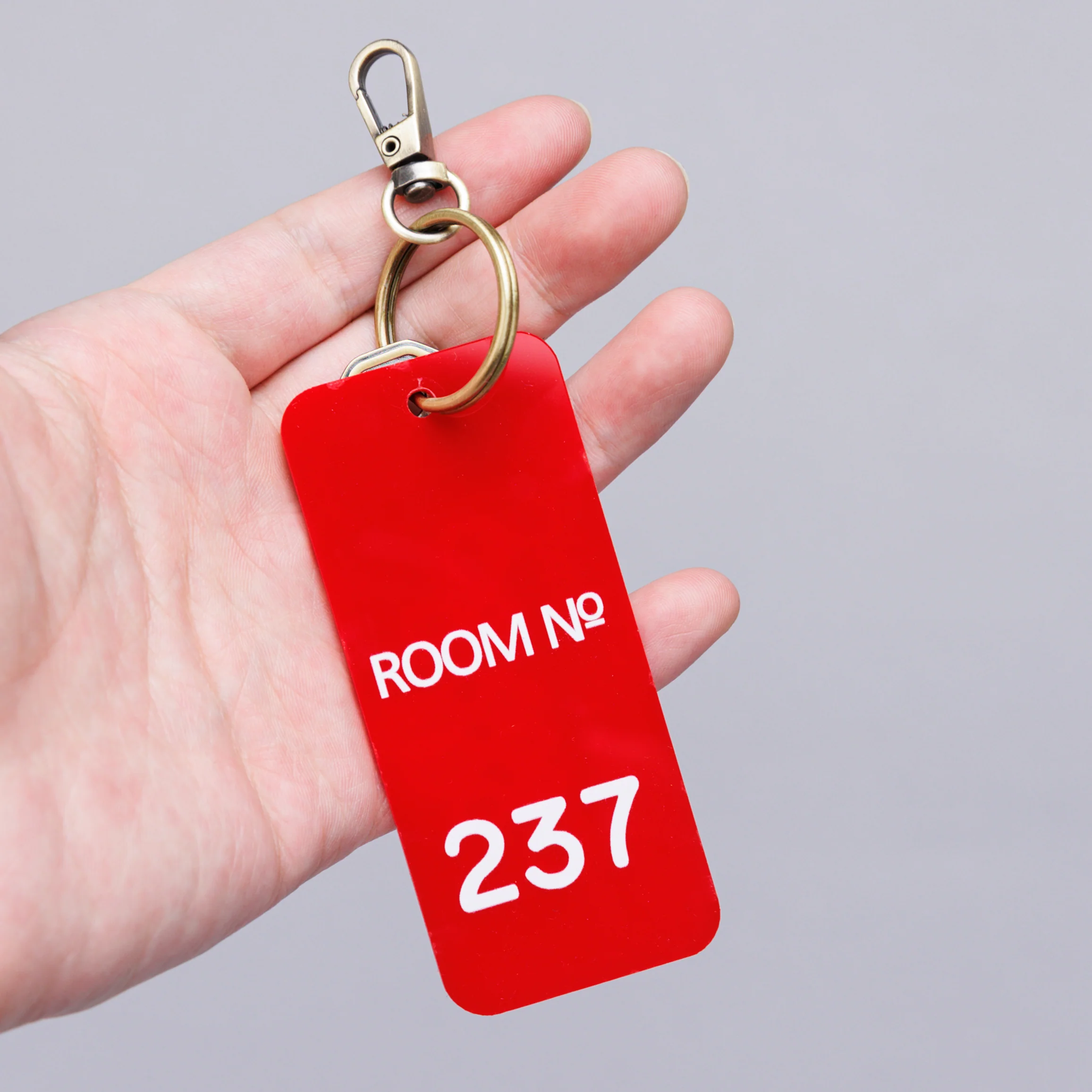 Overlook Hotel “The Shining” Room 237 Key Tag & Luggage Charm Large - Image 4