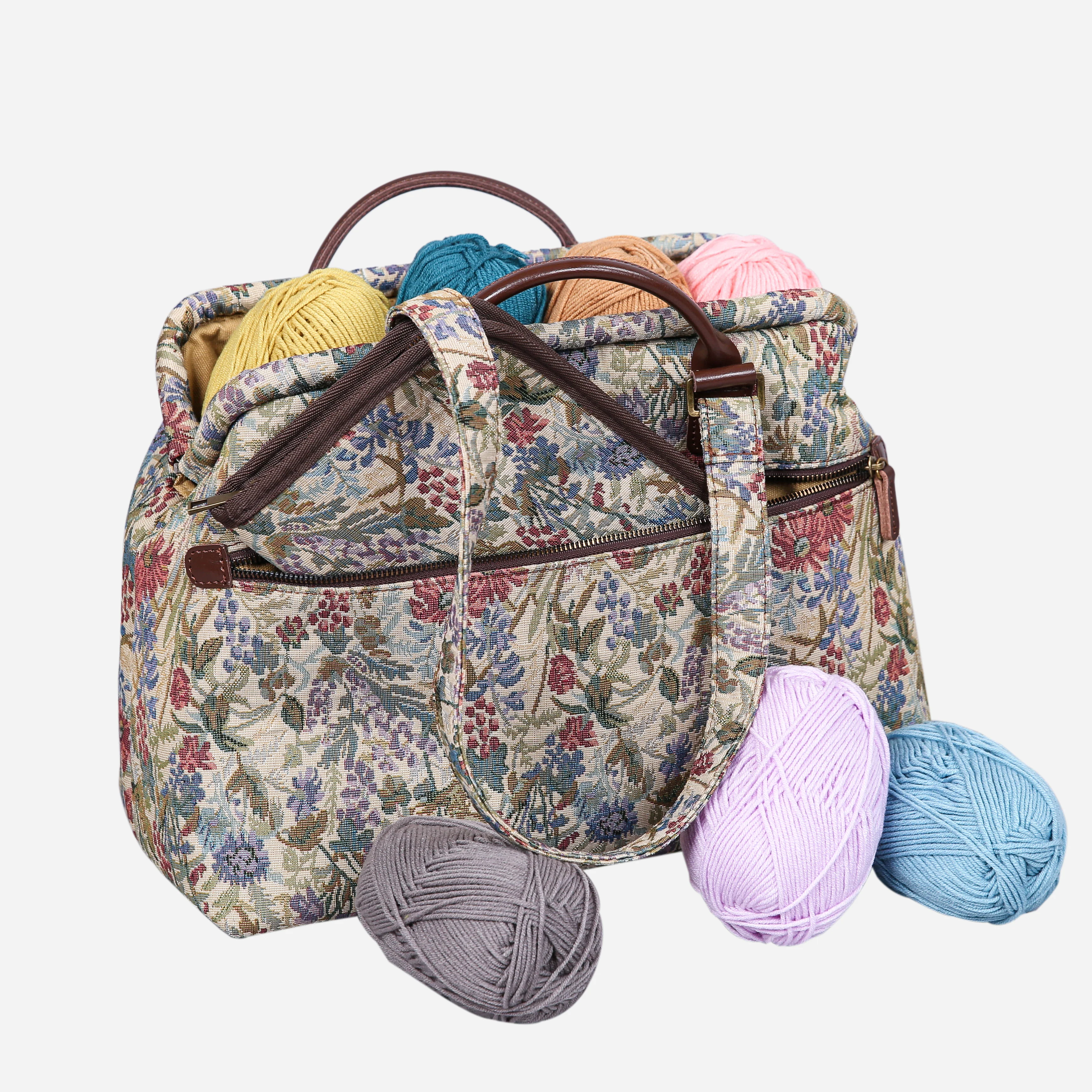 Spring Valley Mint Knitting Project Bag - Image 5