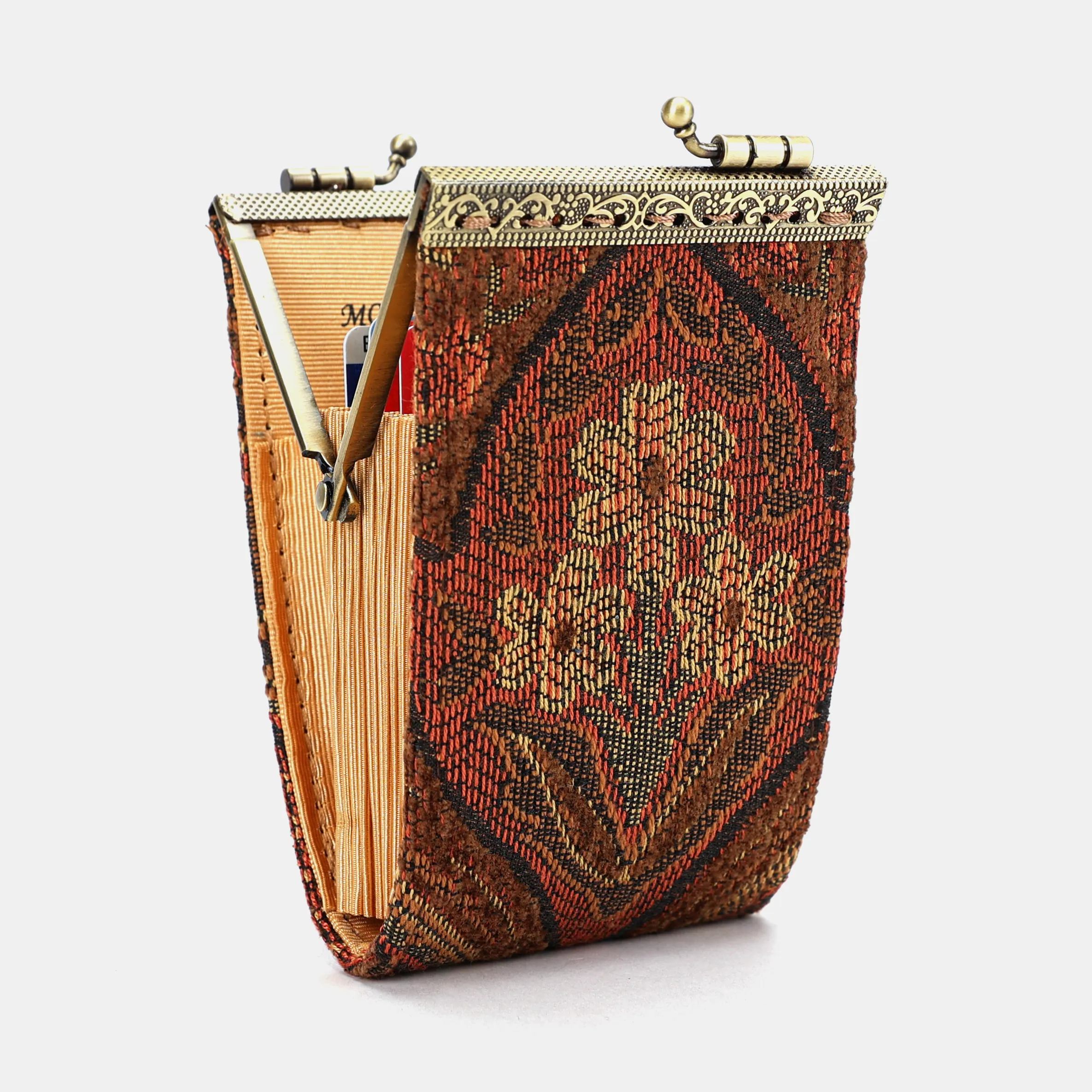 Damask D. Brown Card Wallet - Image 6
