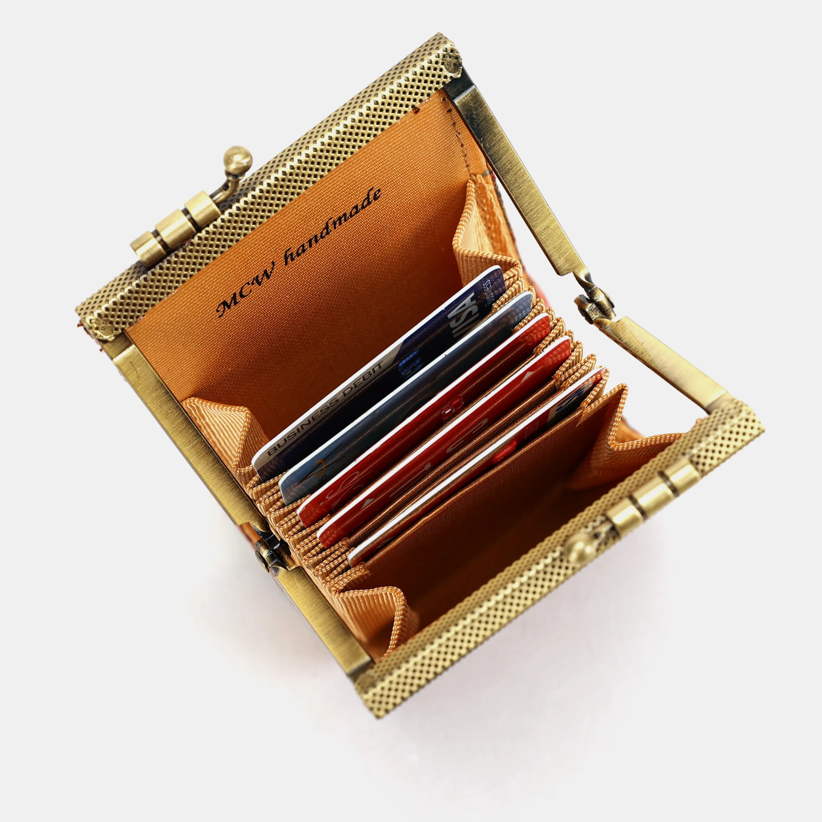 Damask D. Brown Card Wallet - Image 7