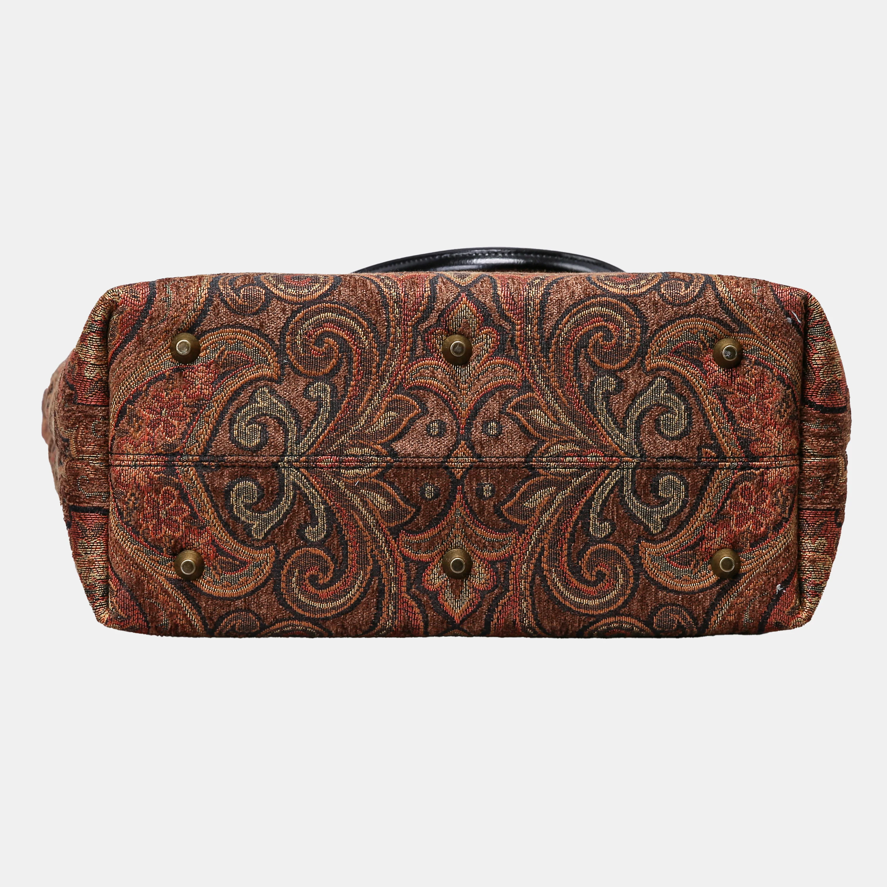 Damask D. Brown Carpet Tote Shopper - Image 5