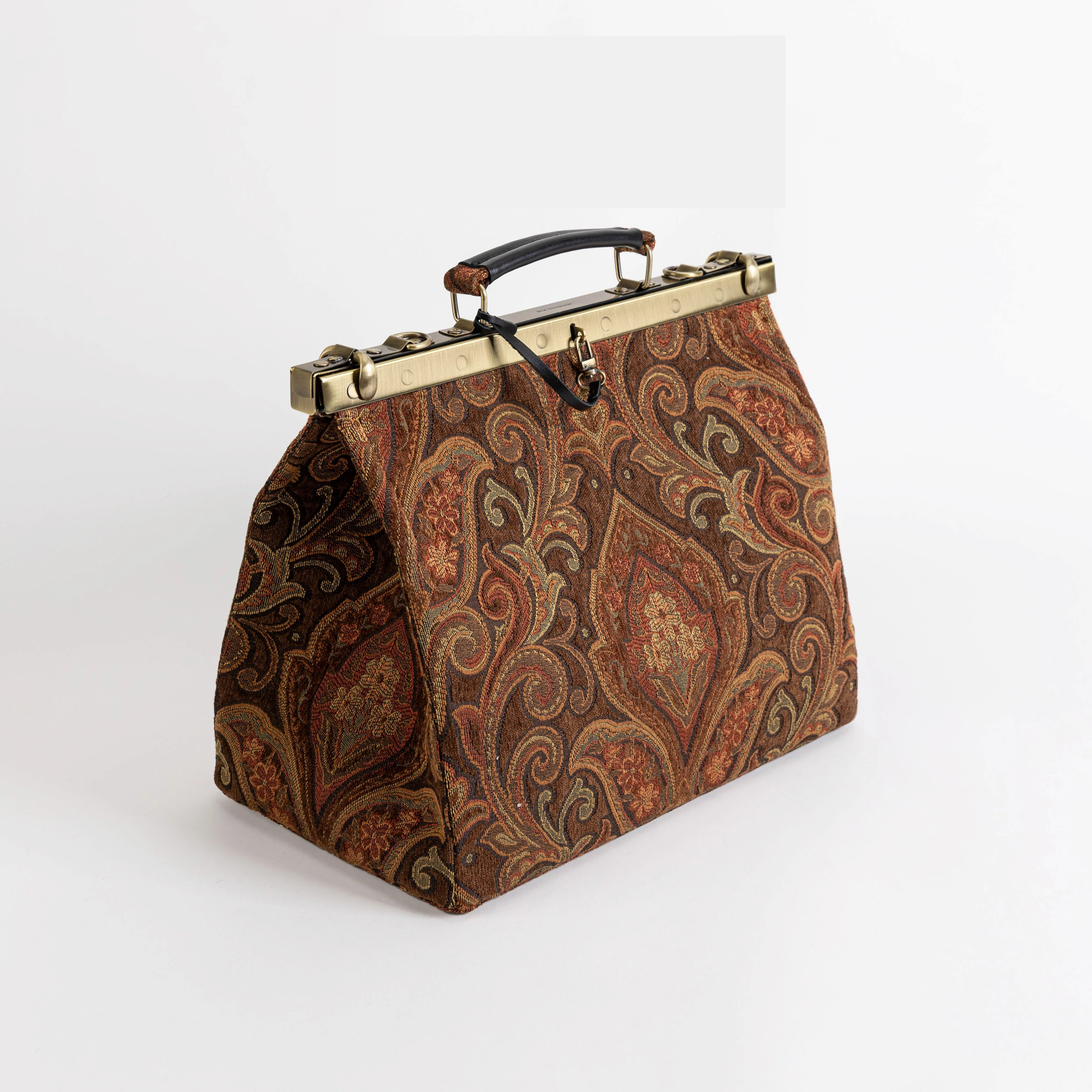 Damask D. Brown Celine Carpet Gladstone Bag - Image 3
