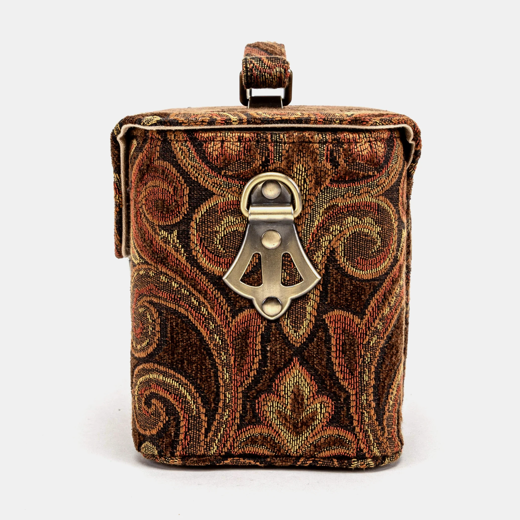 Damask D. Brown Clara Medium Train Case Purse - Image 5