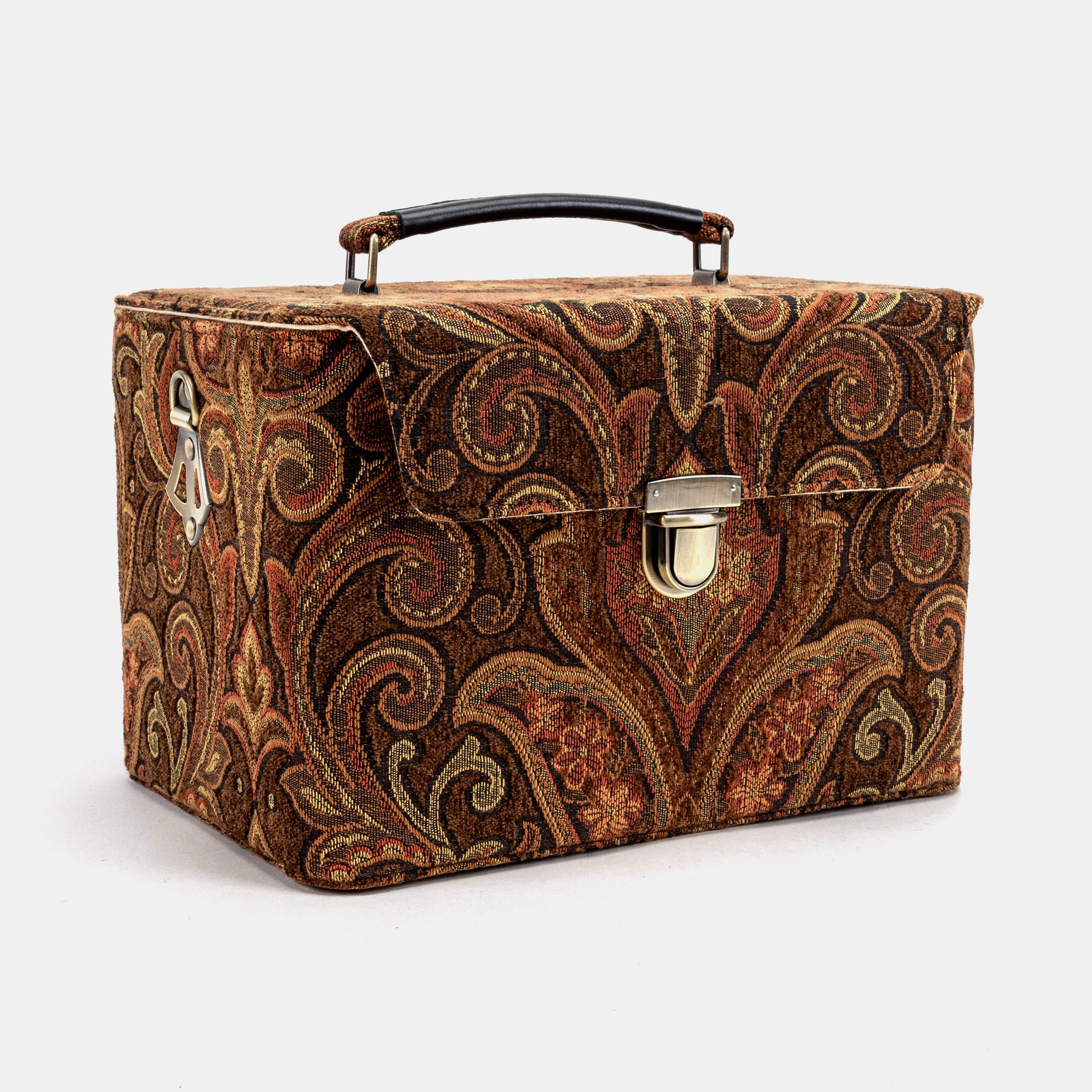 Damask D. Brown Josephine Large Train Case - Image 3