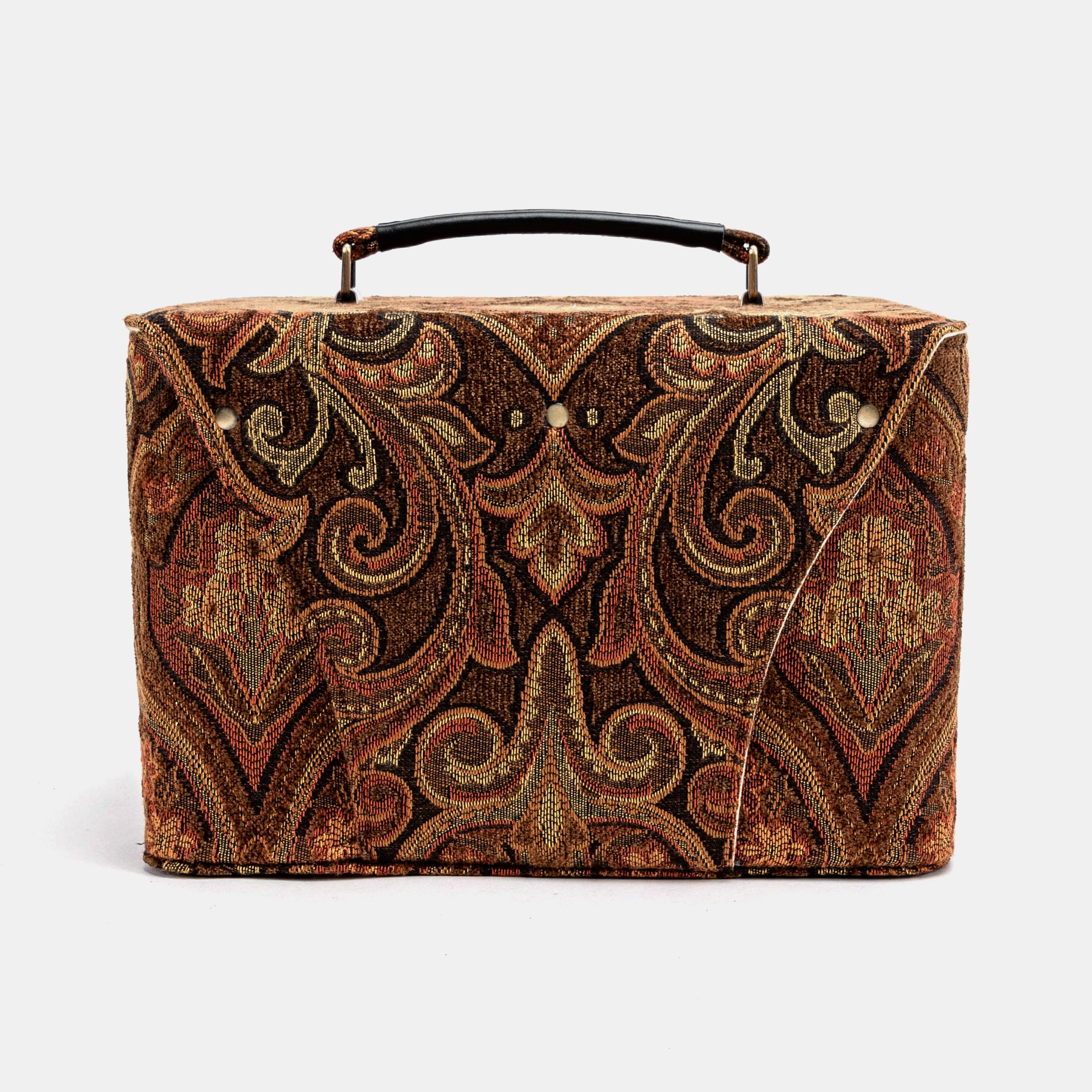 Damask D. Brown Josephine Large Train Case - Image 4