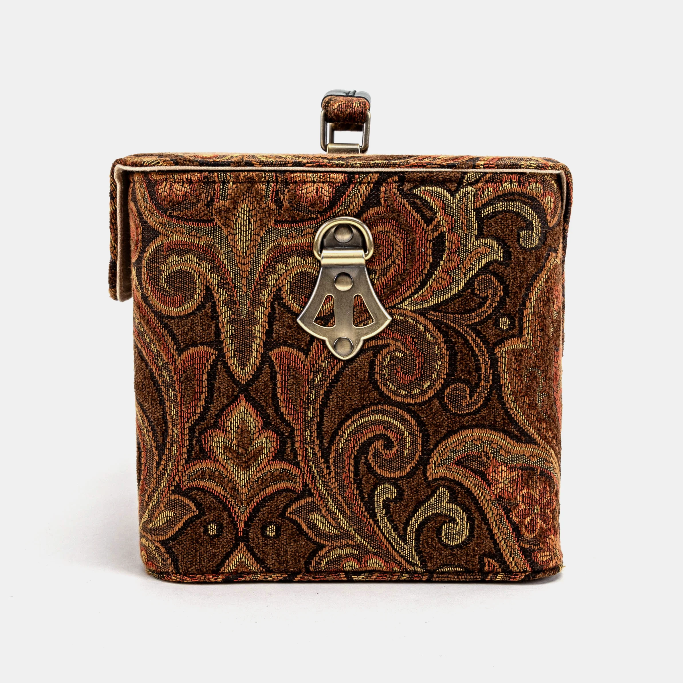 Damask D. Brown Josephine Large Train Case - Image 6