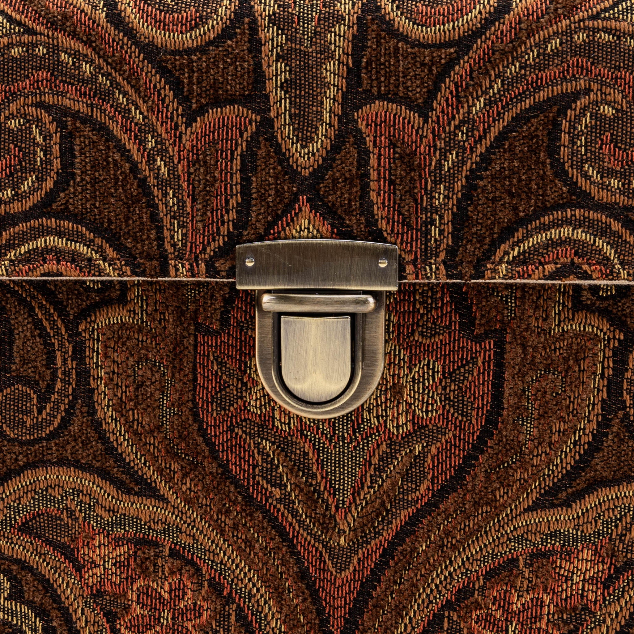Damask D. Brown Josephine Large Train Case - Image 8